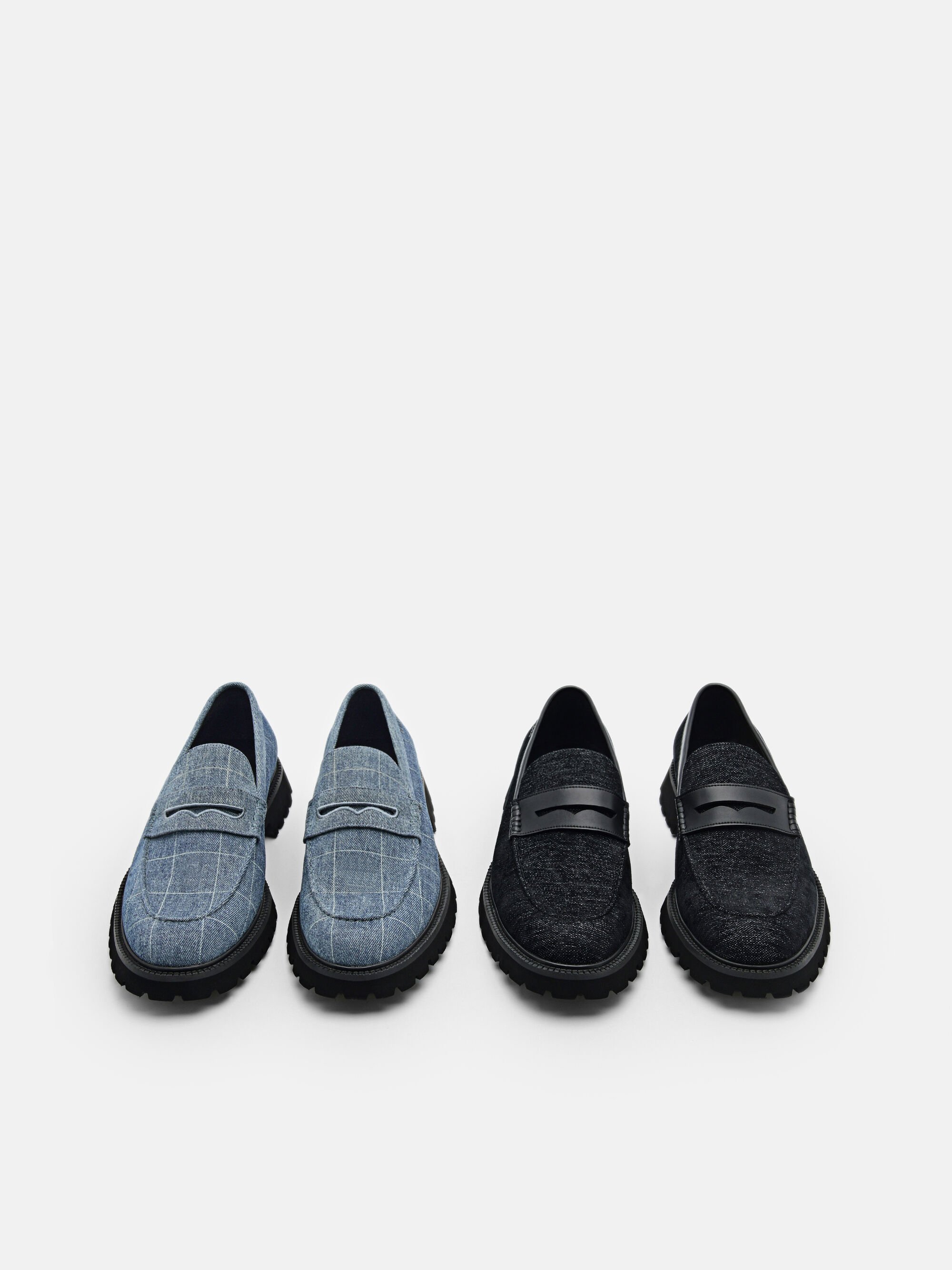 Hudson Penny Loafers, Blue