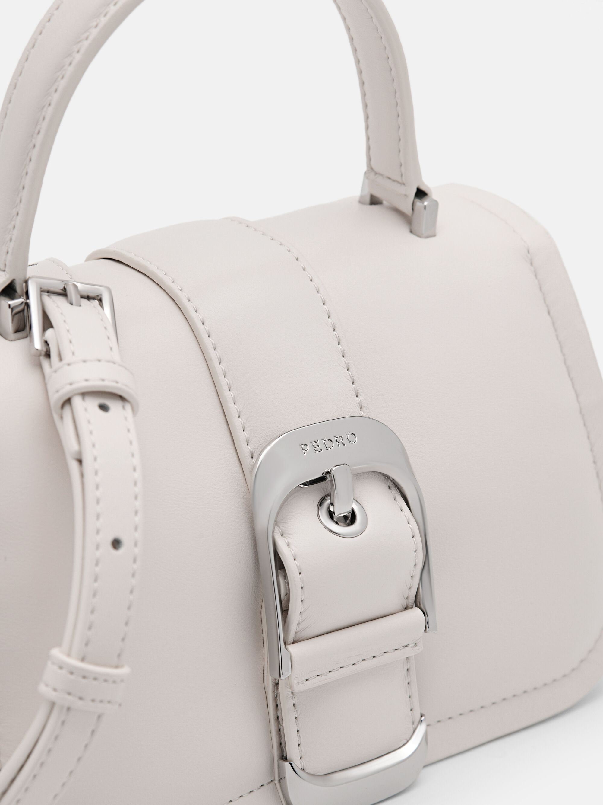 Helix Mini Shoulder Bag, Chalk