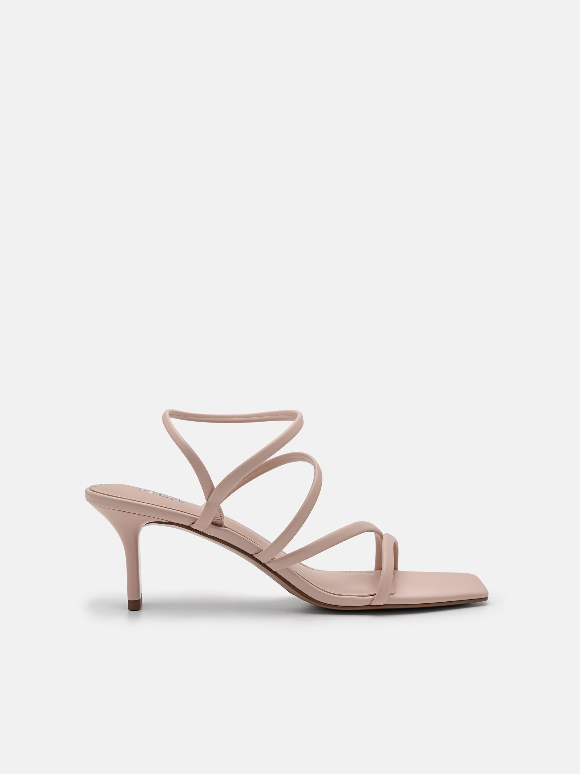 Pallas Heel Sandals, Nude