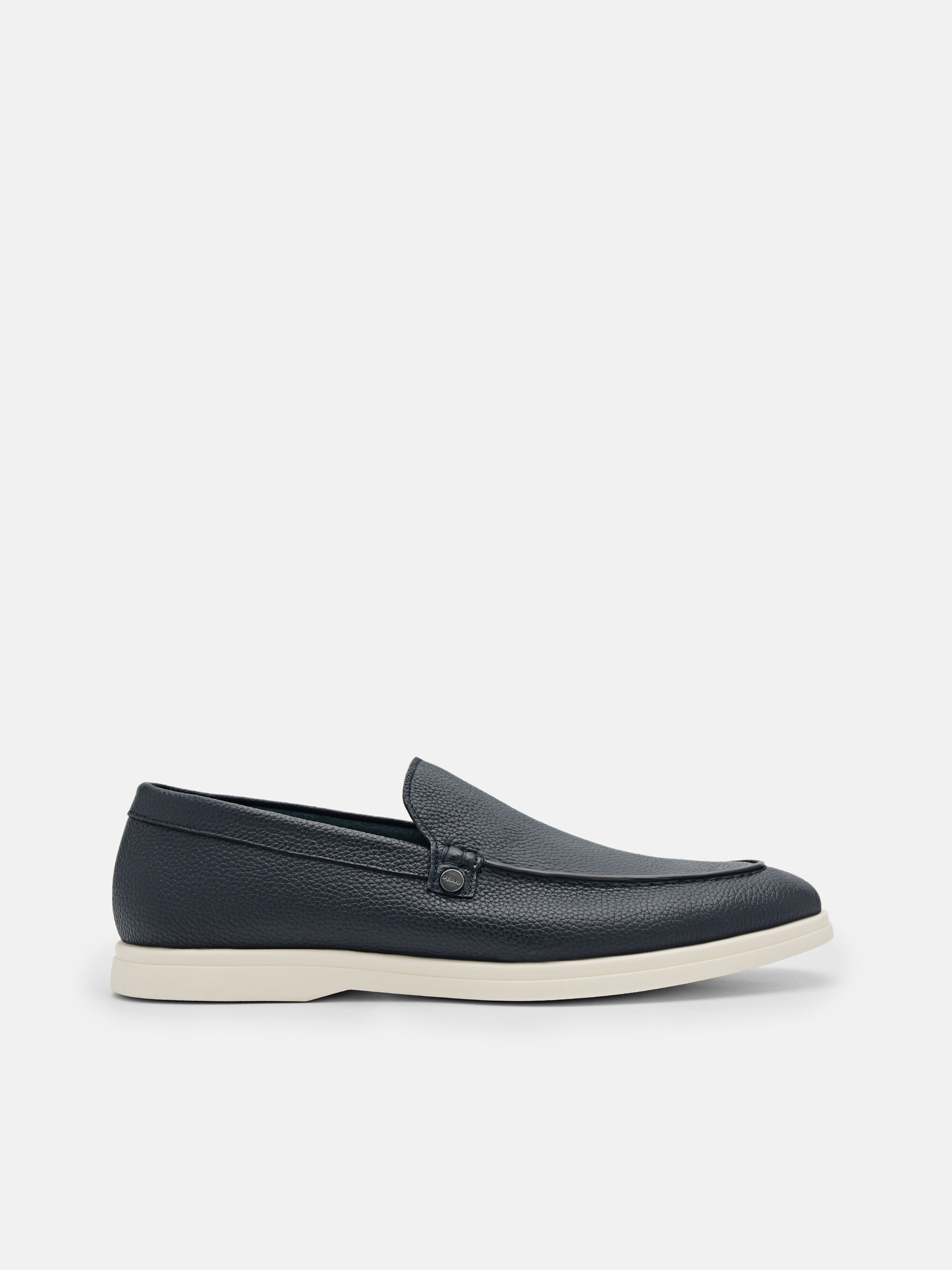 Oliver Leather Loafers, Navy