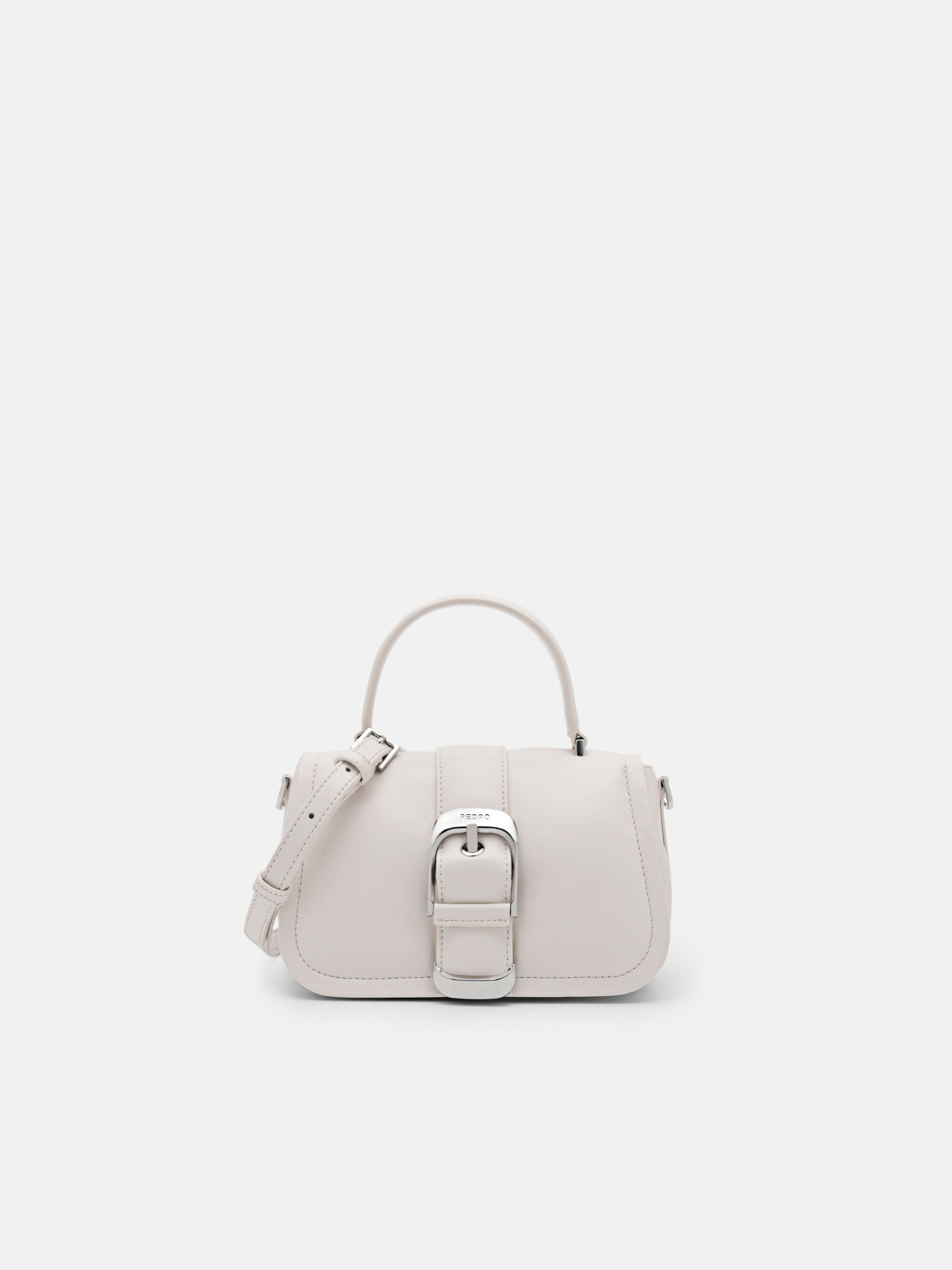 Helix Mini Shoulder Bag, Chalk