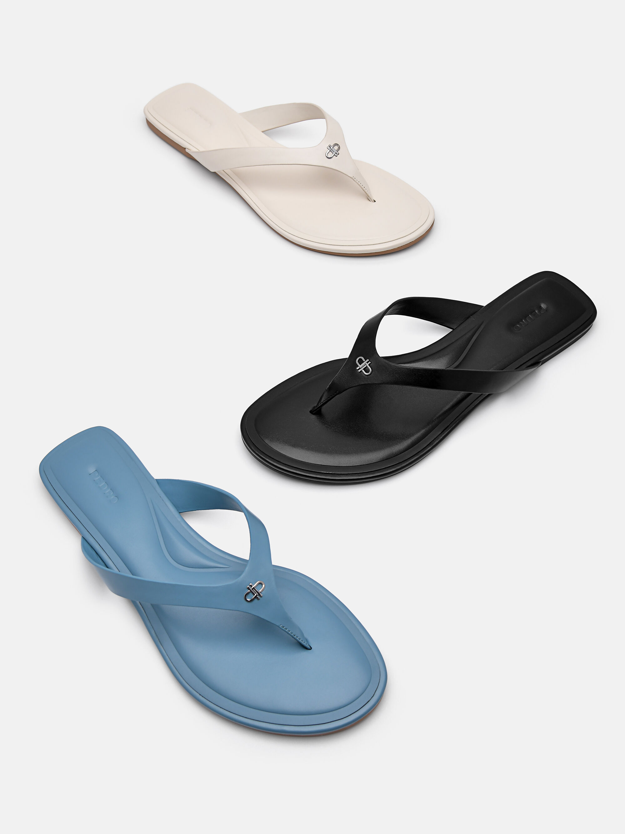 PEDRO Icon Thong Sandals, Slate Blue