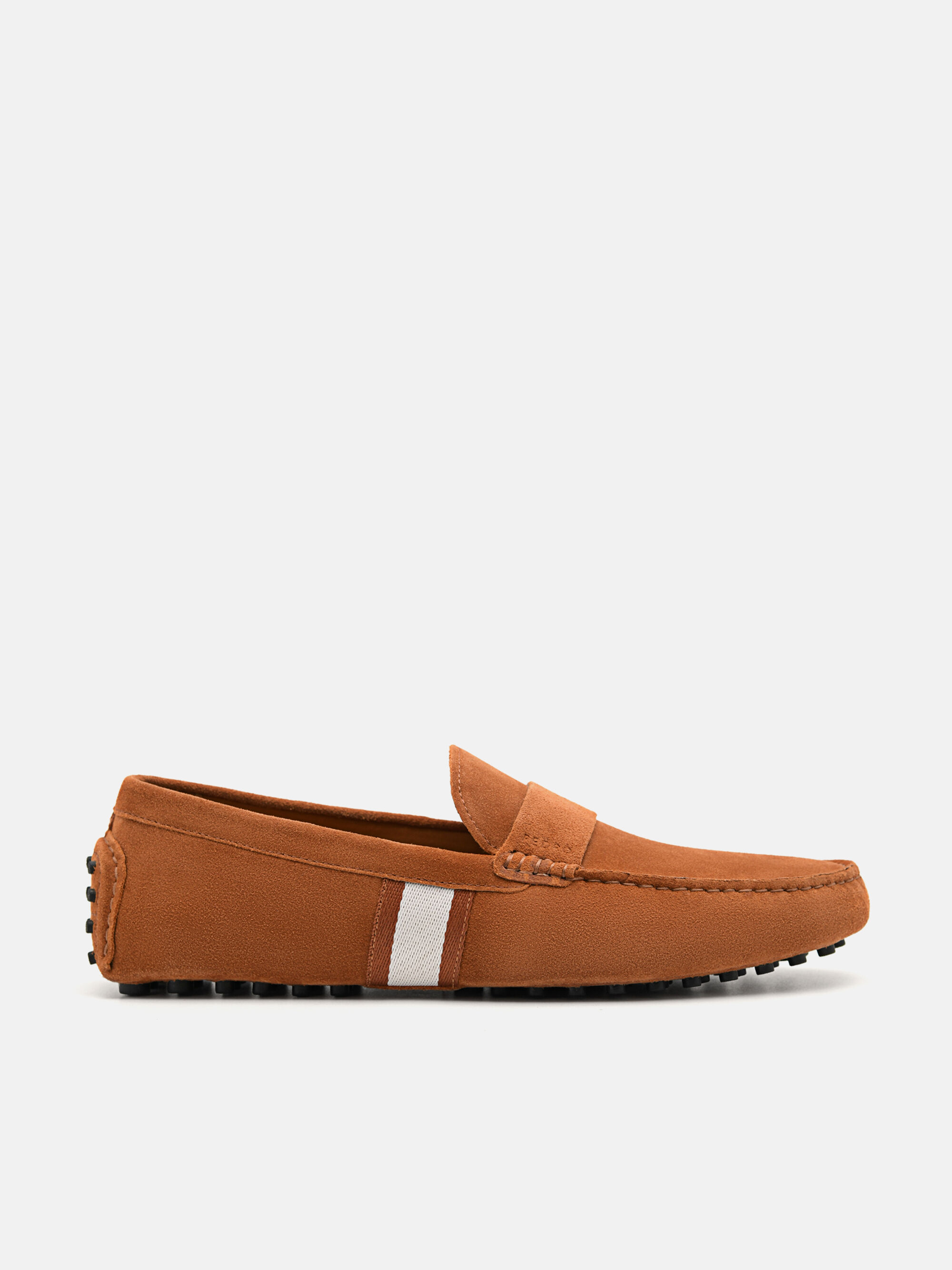 Leather Band Driving Shoes, Camel