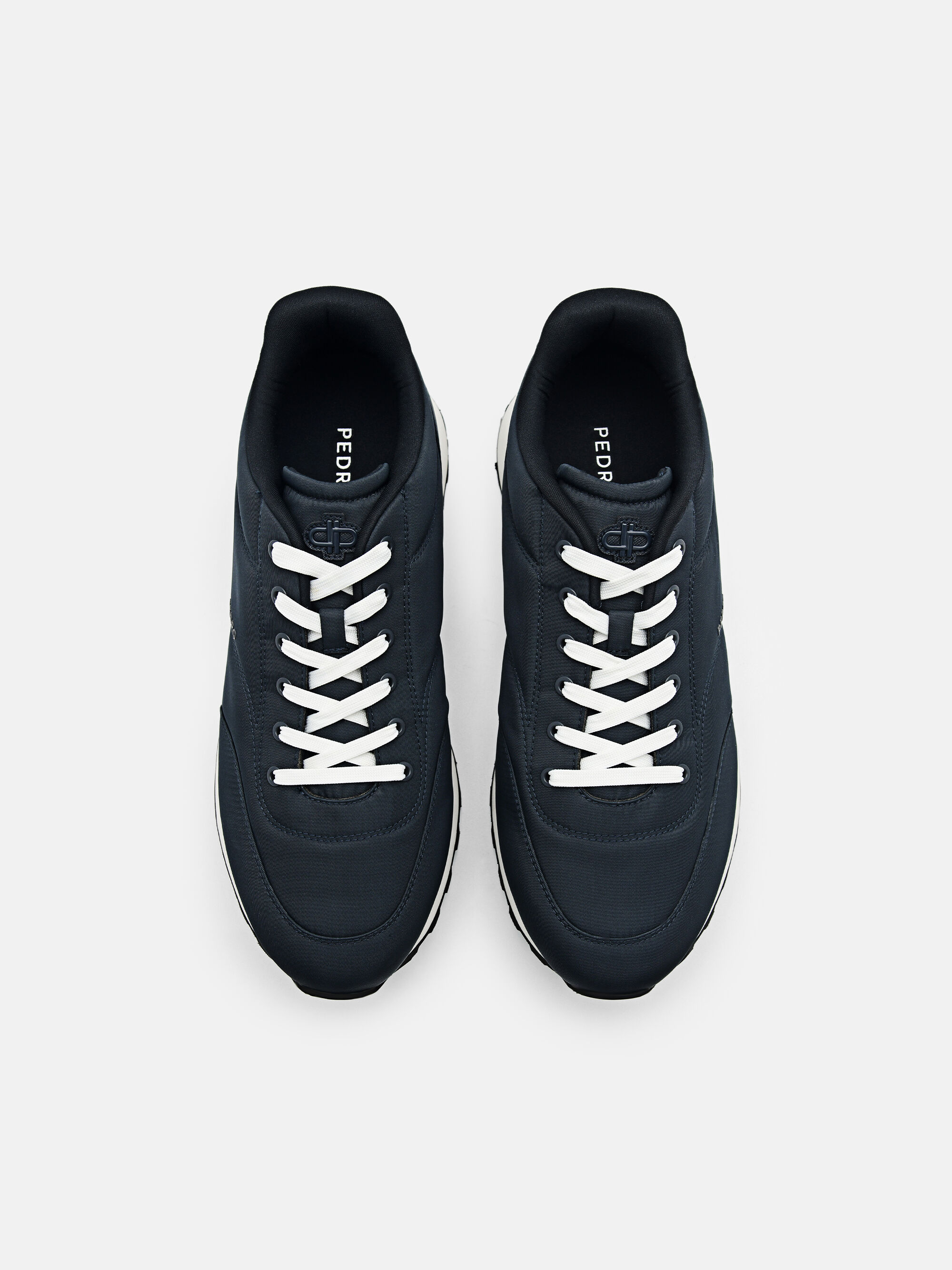 Track Nylon Sneakers, Navy