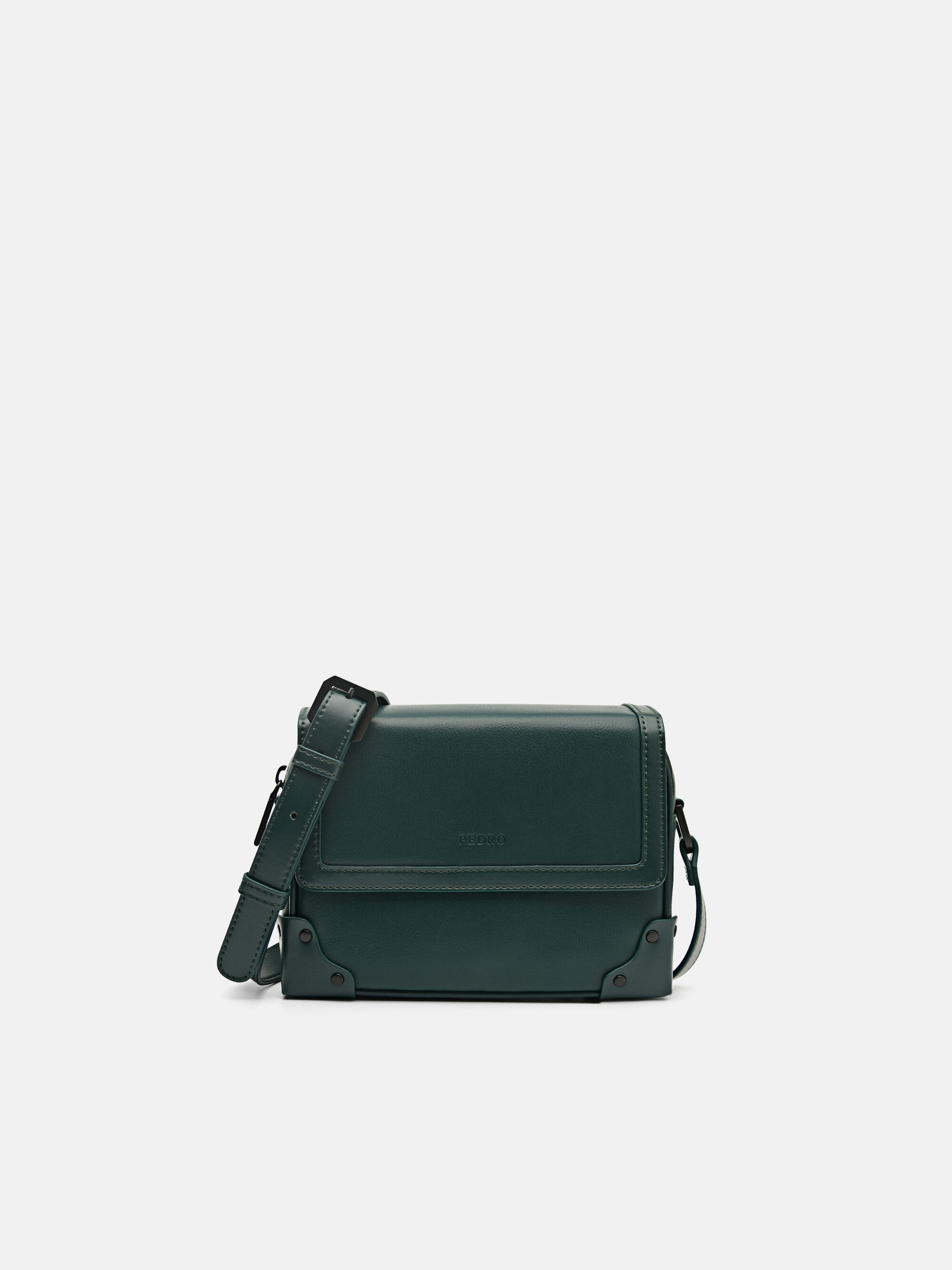 Norton Boxy Sling Bag, Dark Green