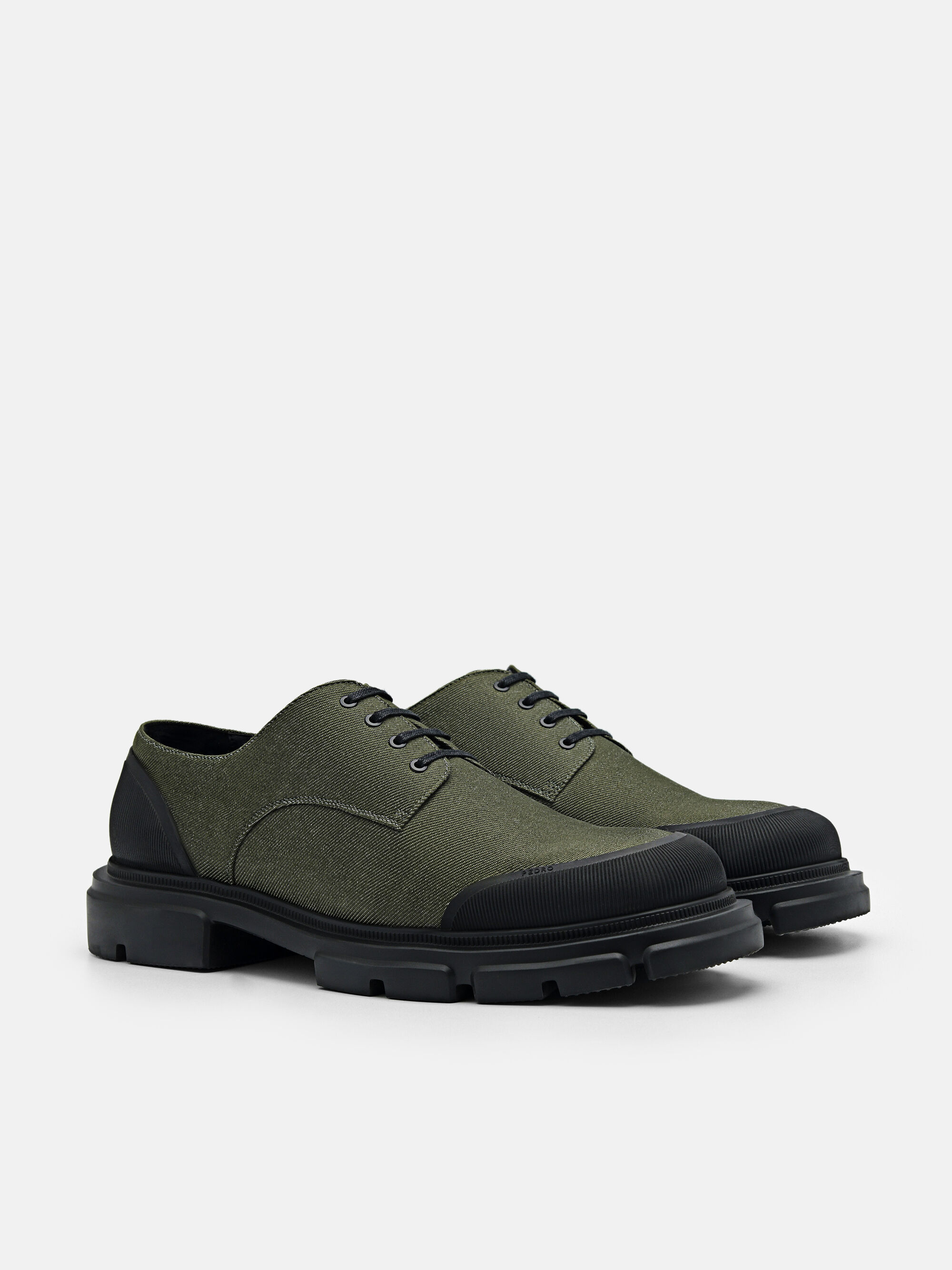 Ellis Derby Shoes, Military Green