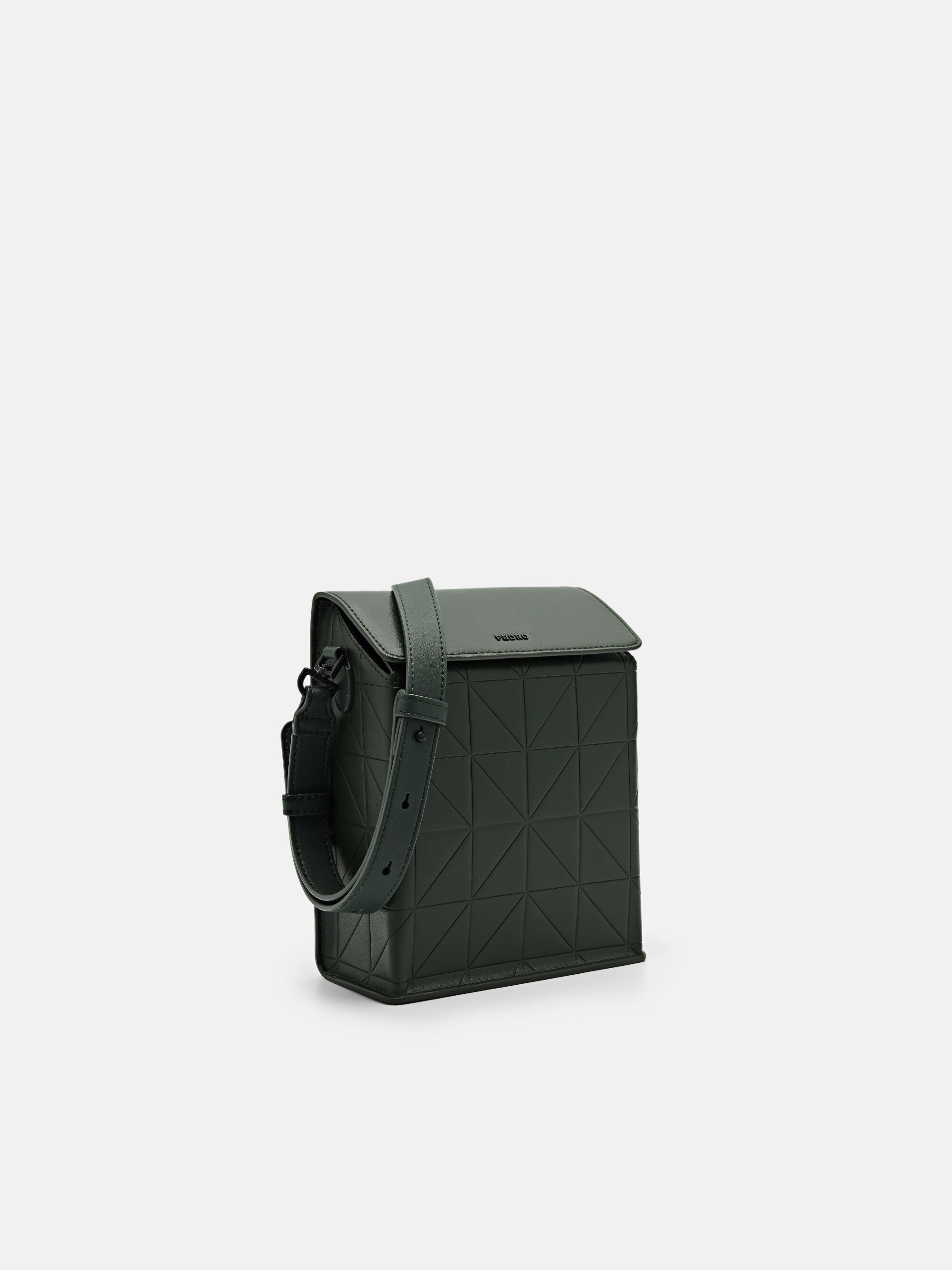 Oliver Sling Bag in Pixel, Dark Green