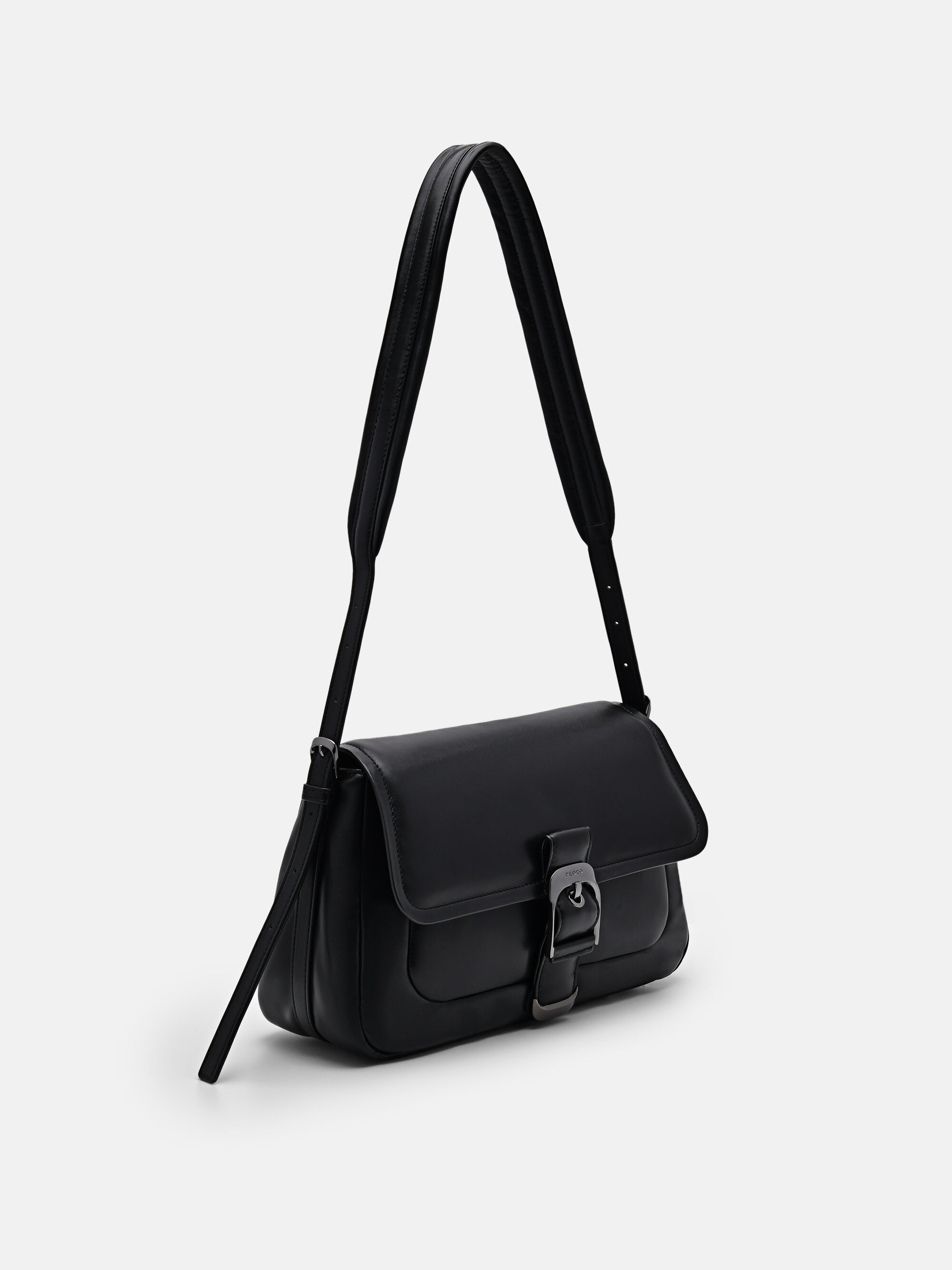 Helix Shoulder Bag, Black