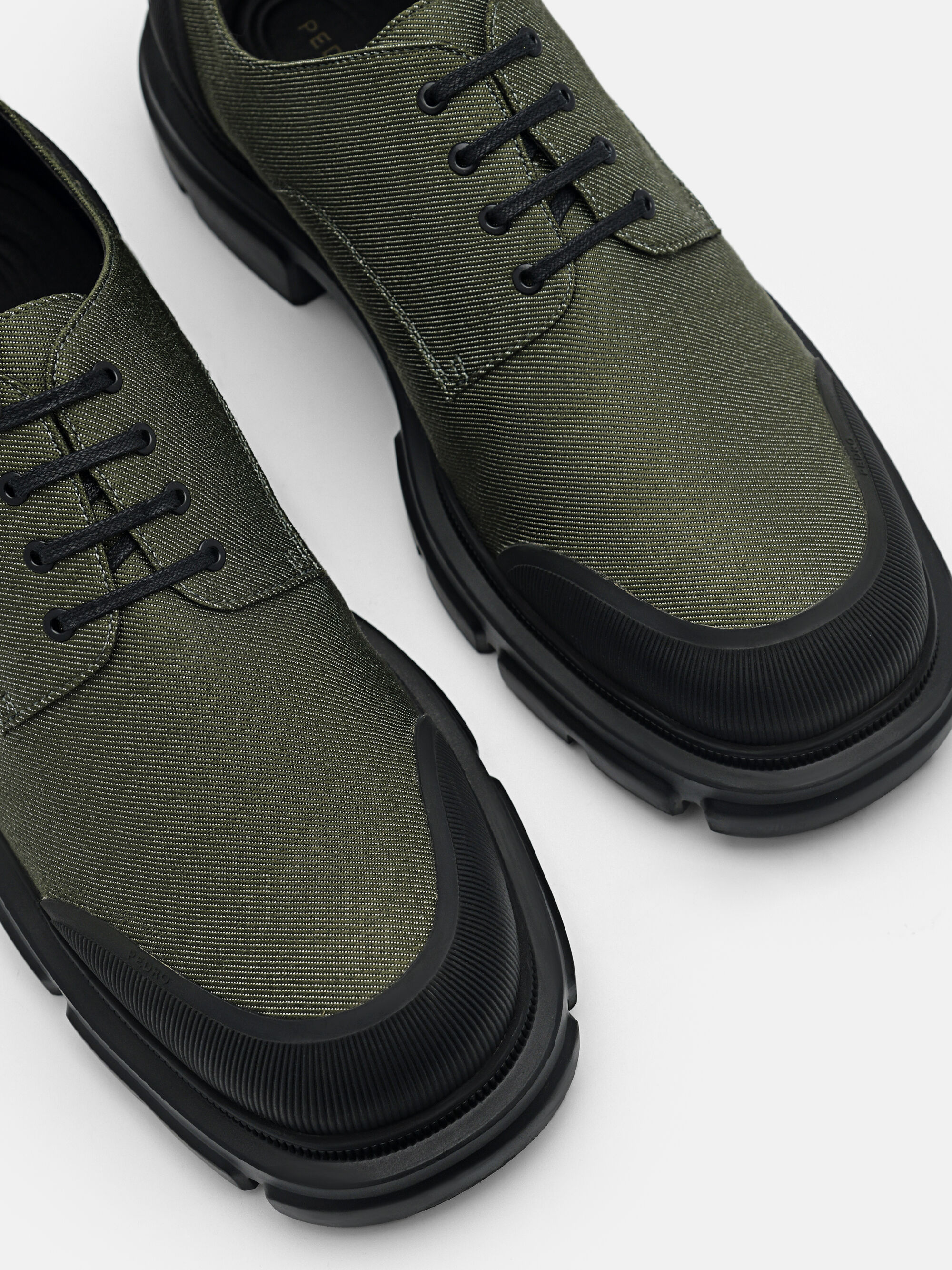 Ellis Derby Shoes, Military Green