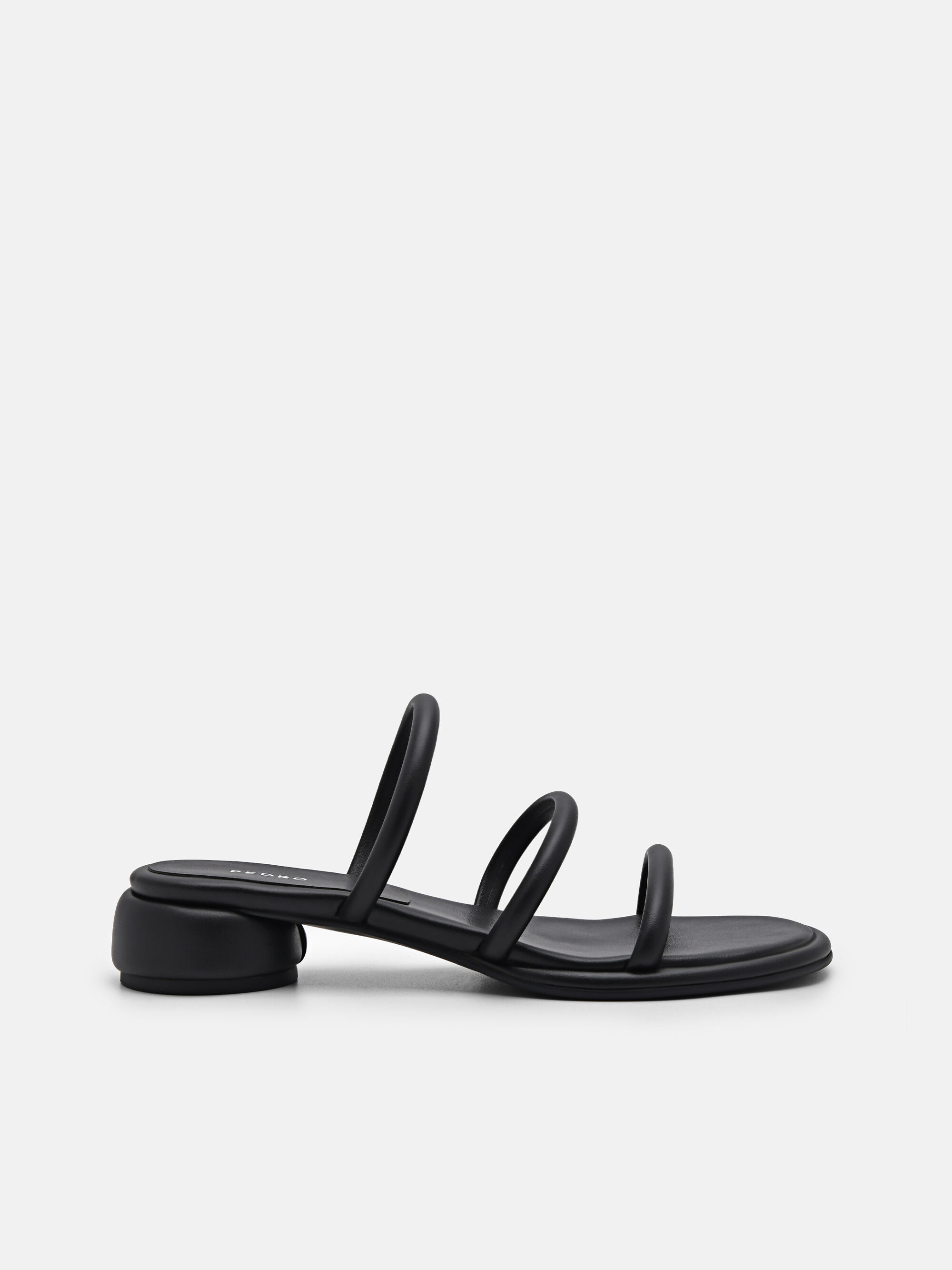 Meissa Strappy Heel Sandals, Black