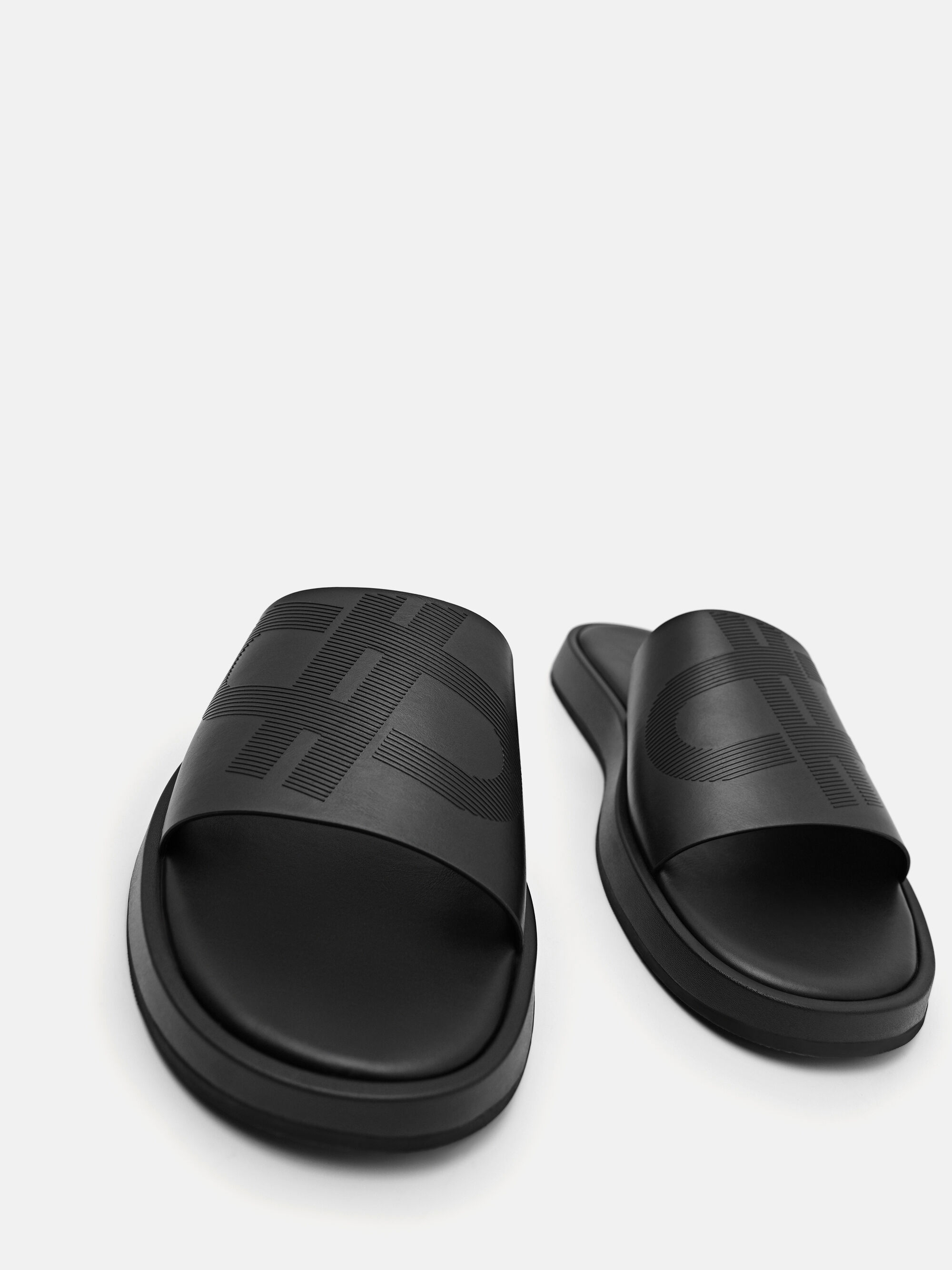 PEDRO Icon Slide Sandals, Black