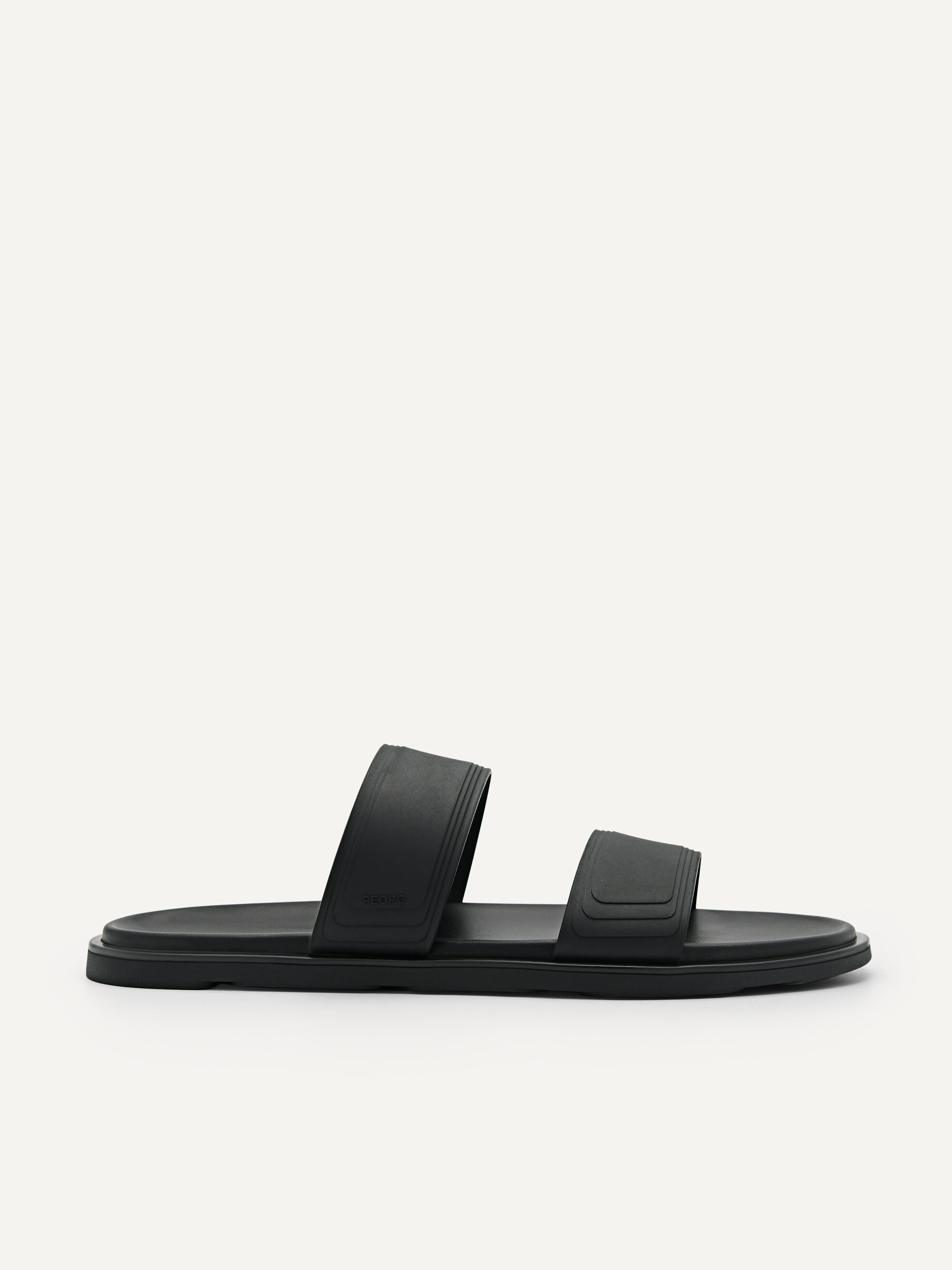 Black Pascal Slide Sandals - PEDRO International