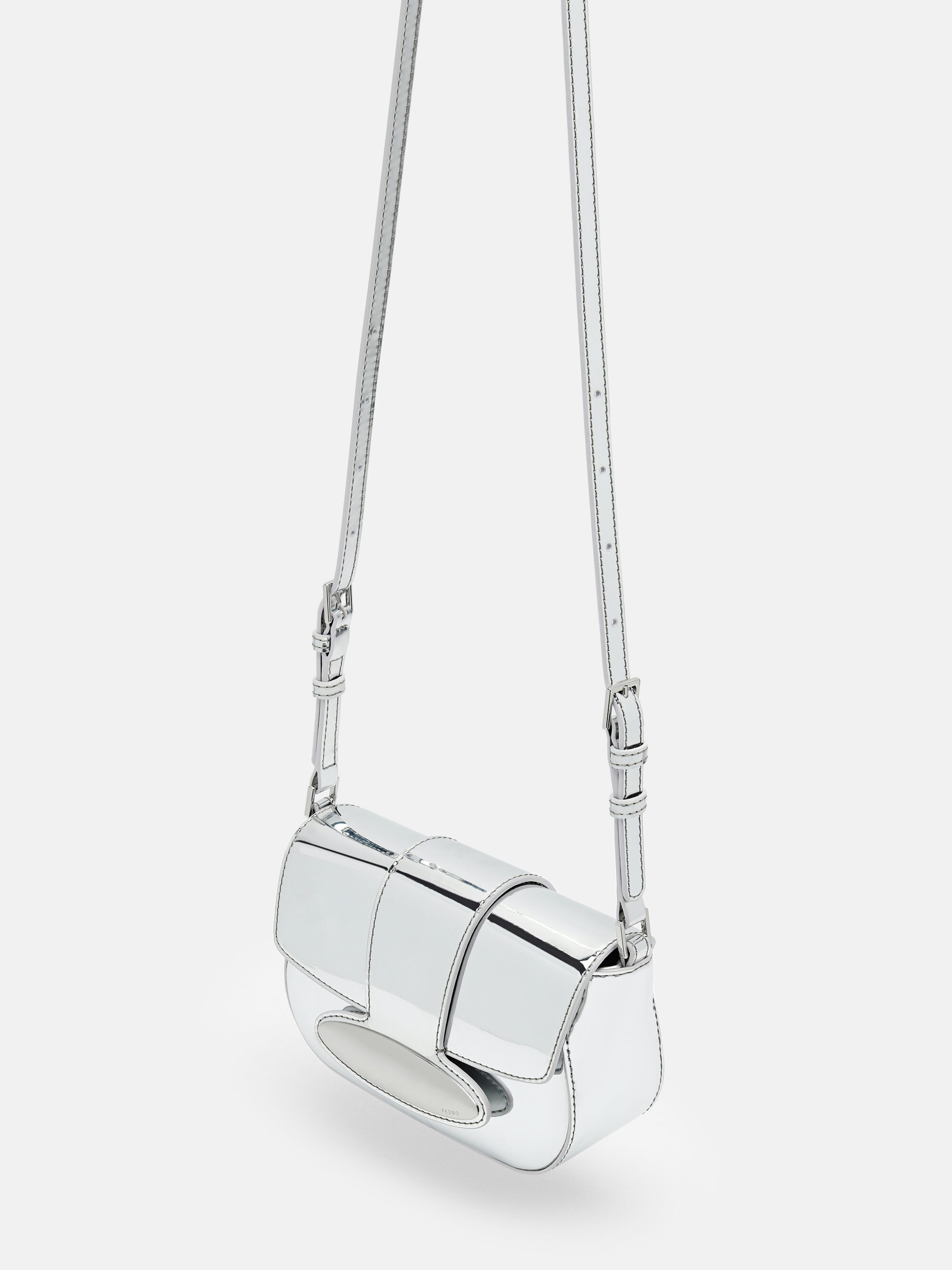 Dione Mini Shoulder Bag, Silver