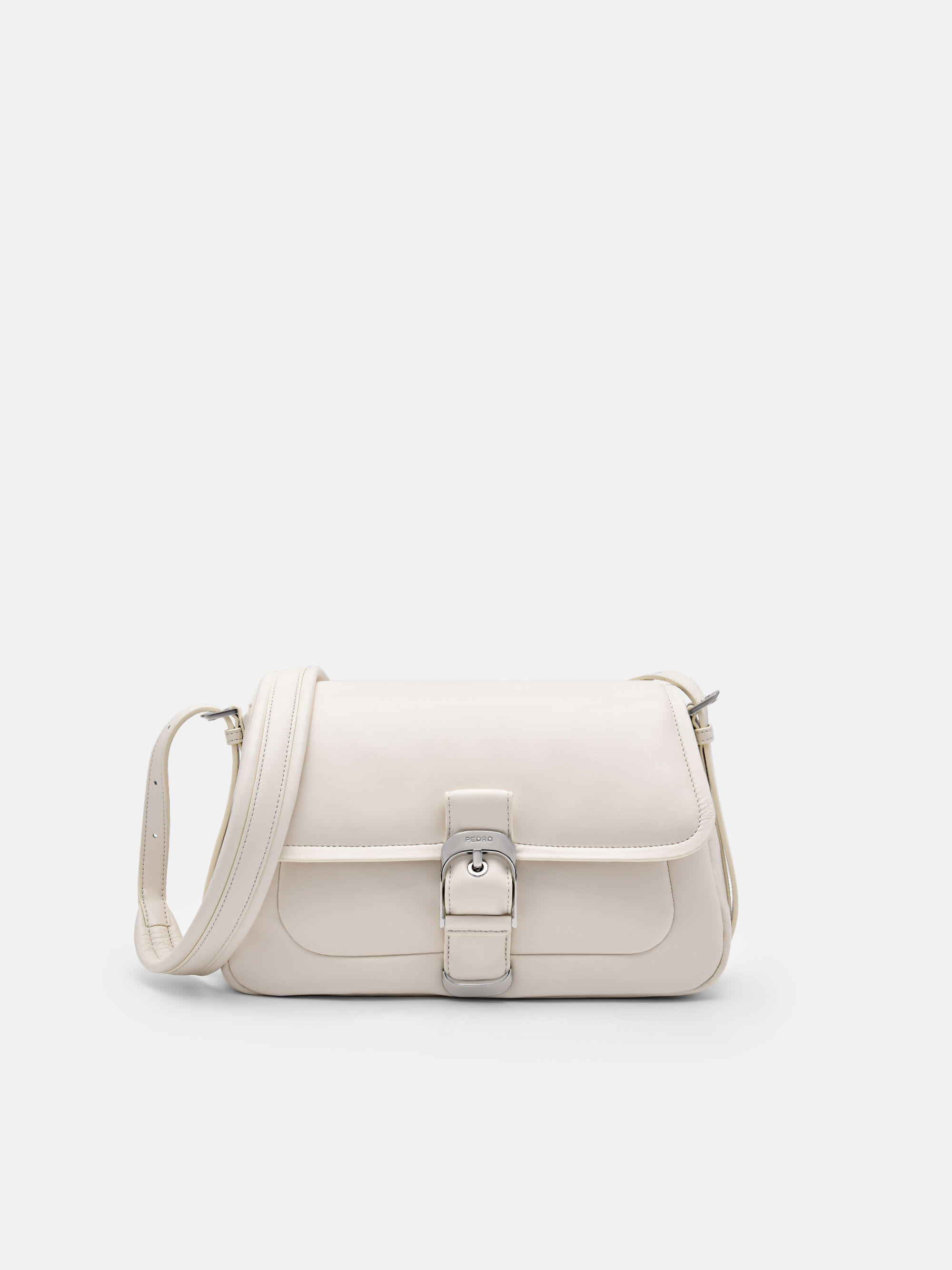 Helix Shoulder Bag, Chalk