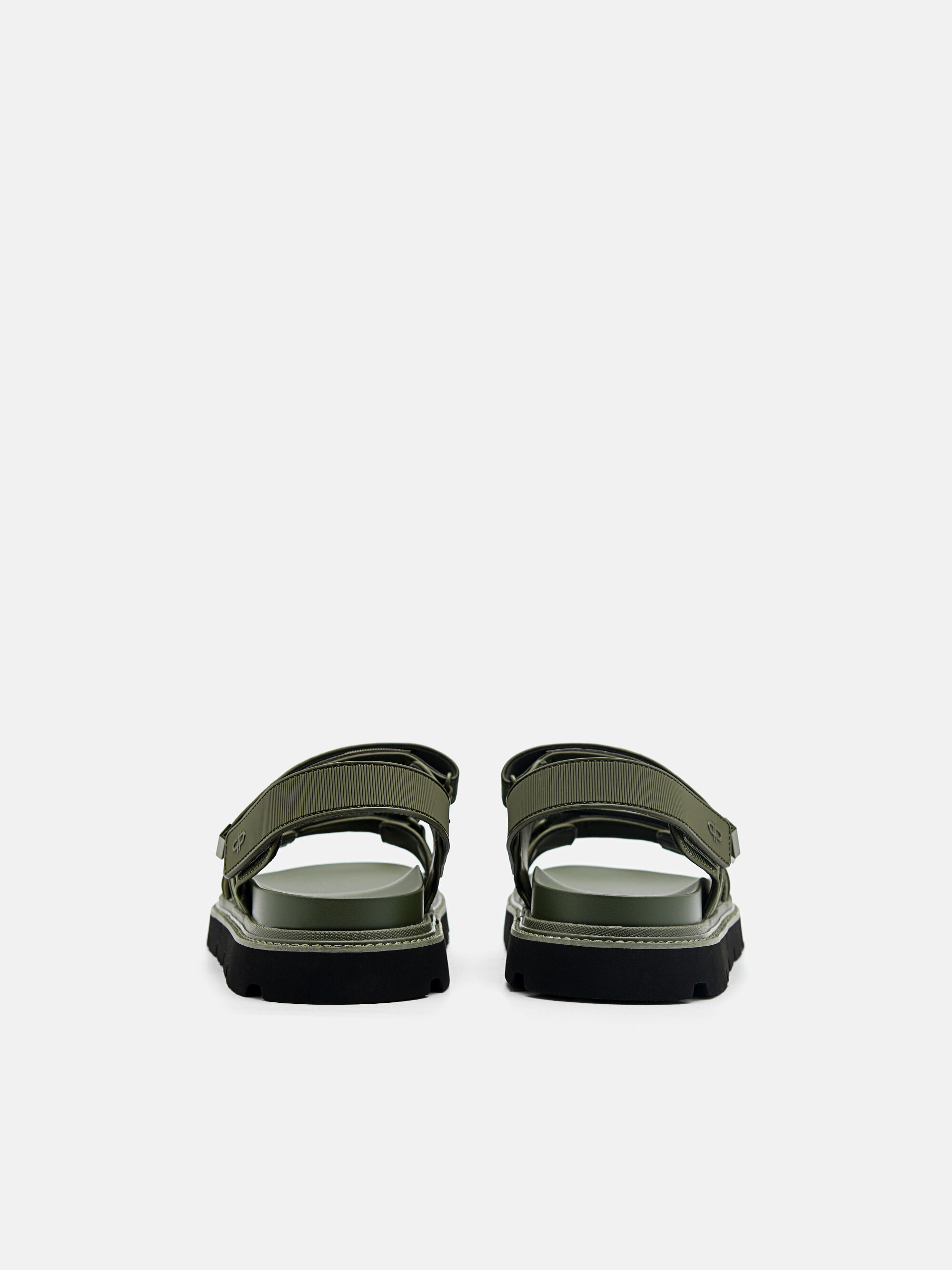 Bryson Backstrap Sandals, Military Green