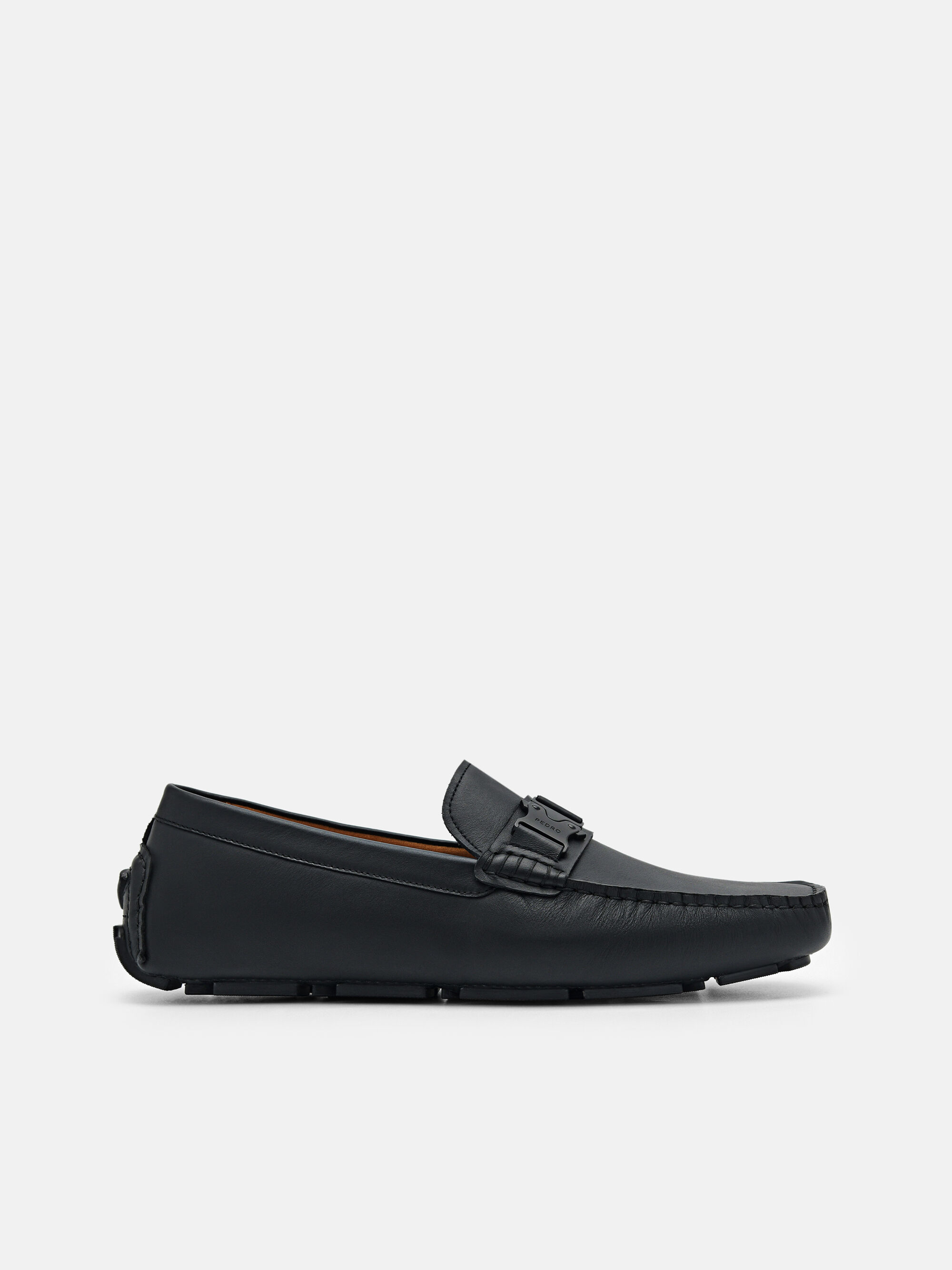 Kane Leather Driving Shoes, Black