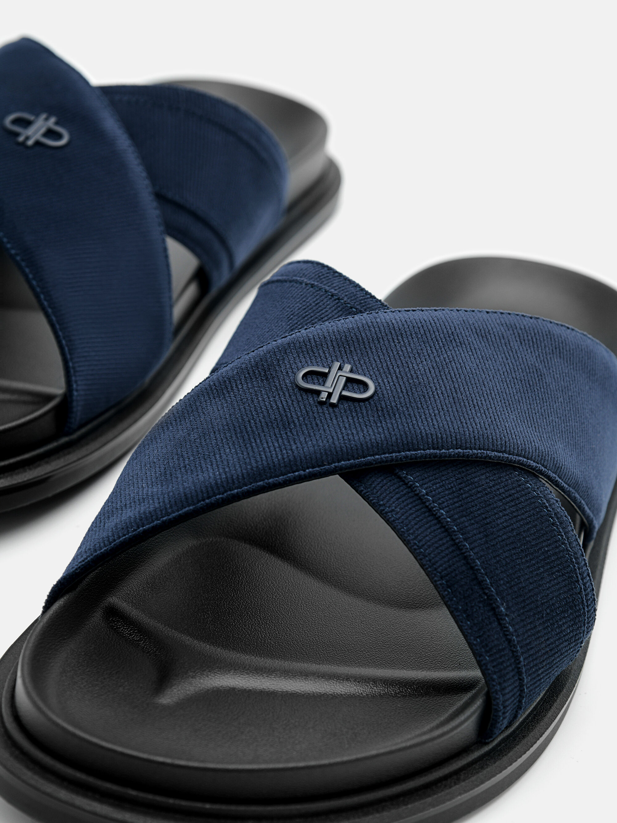 PEDRO Icon Cross Sandals, Navy