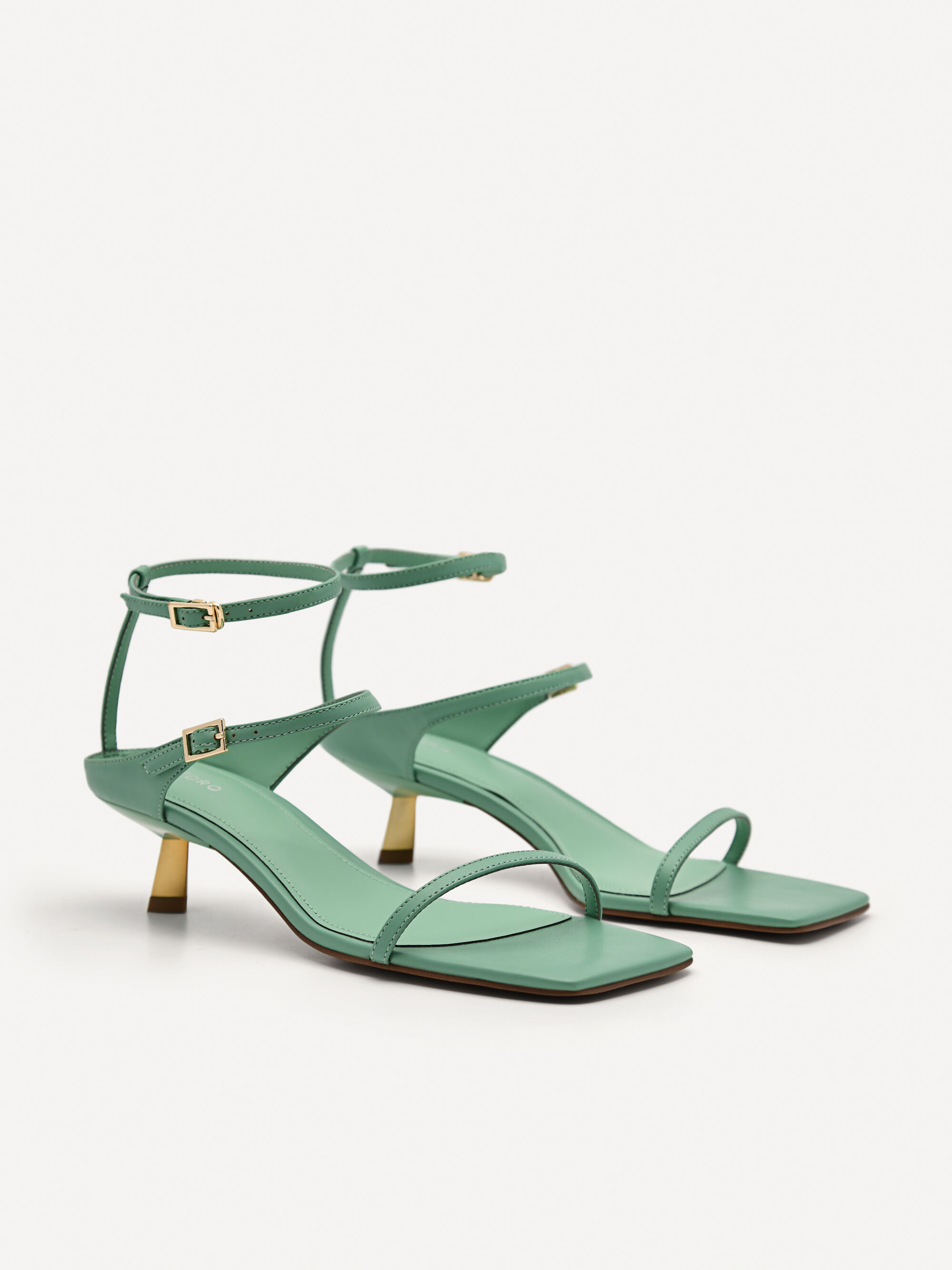 Carolyn Strappy Heel Sandals, Green