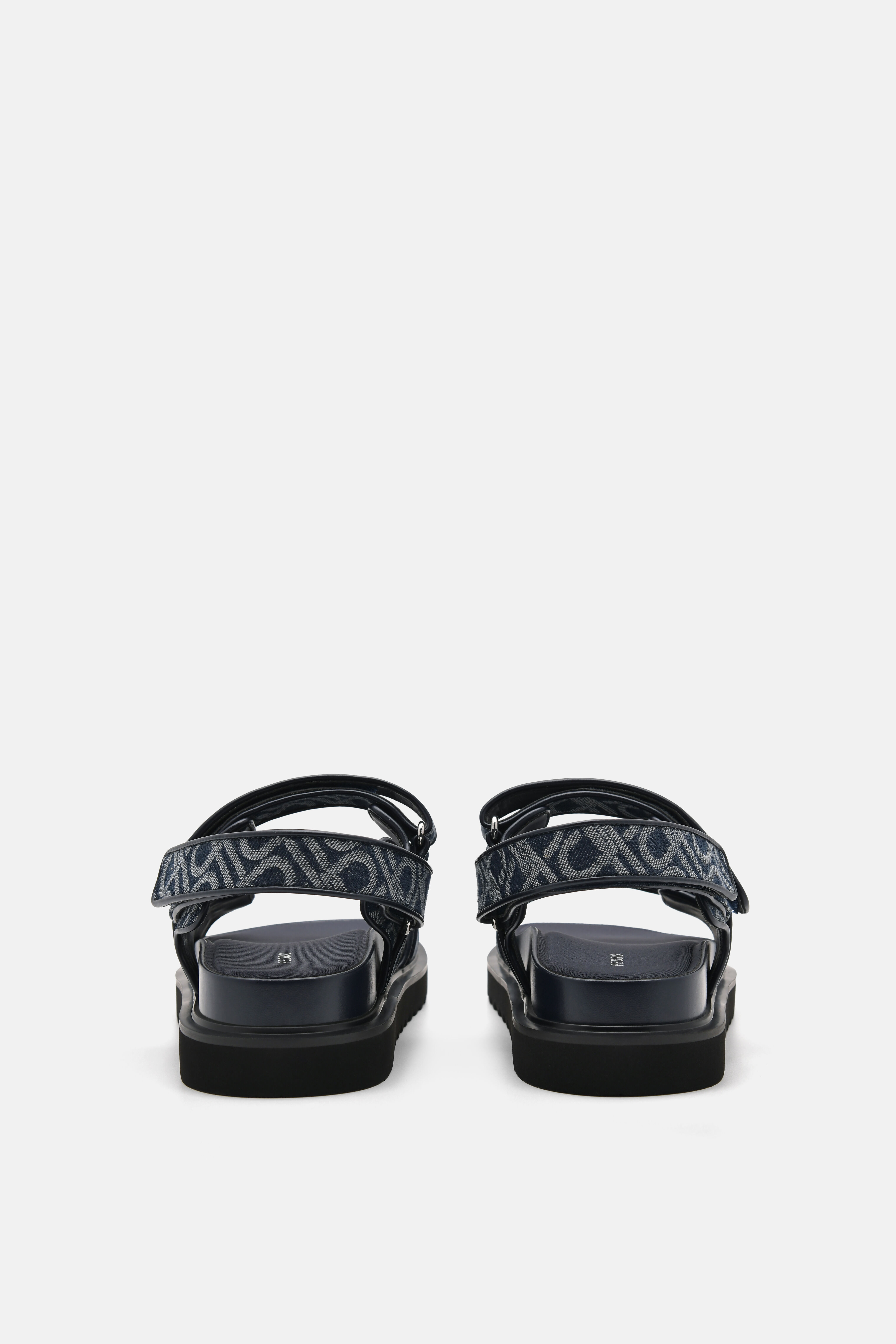 PEDRO Icon Fabric Slingback Sandals, Navy