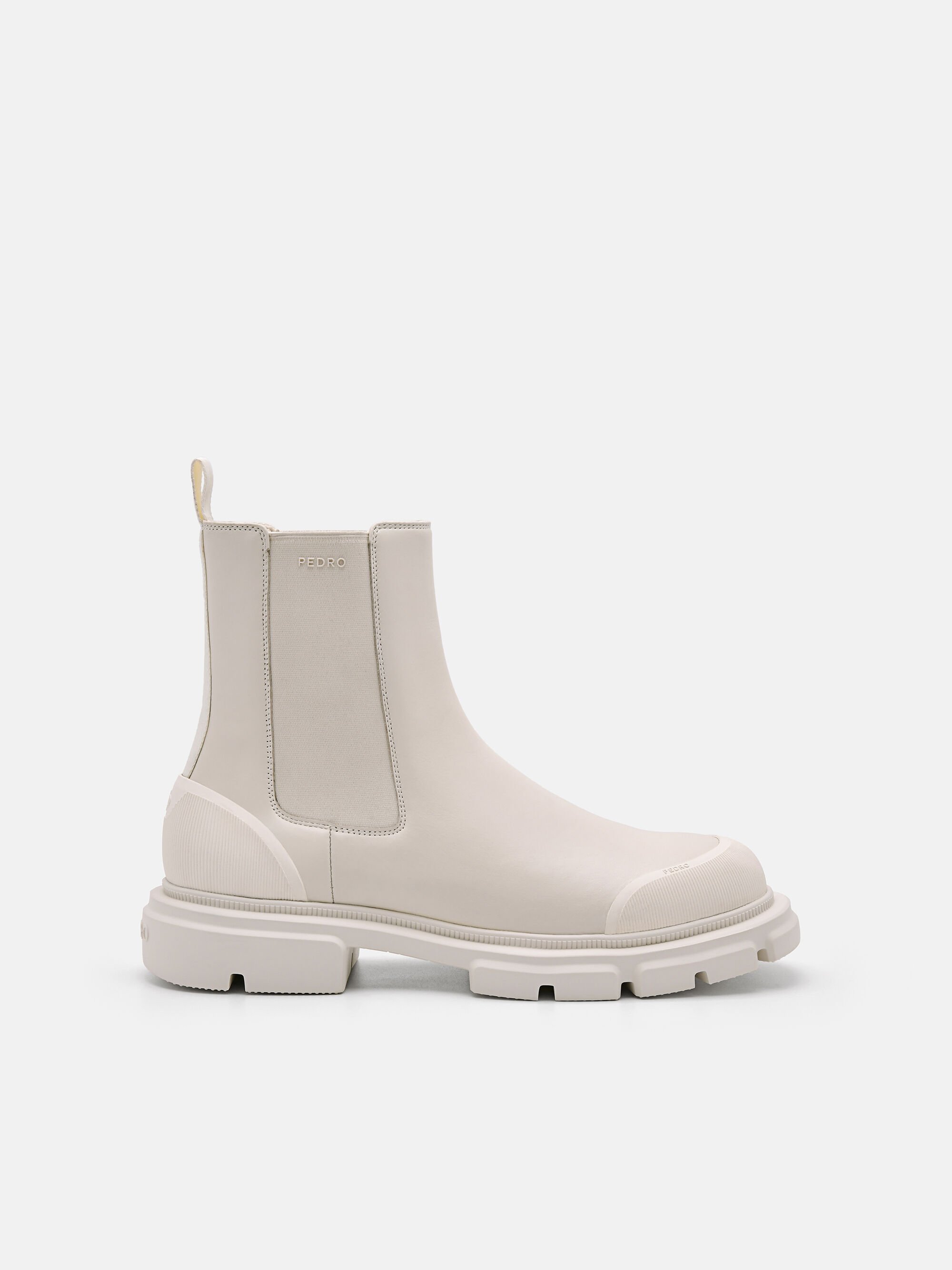 Women's Ellis Leather Chelsea Boots, Chalk