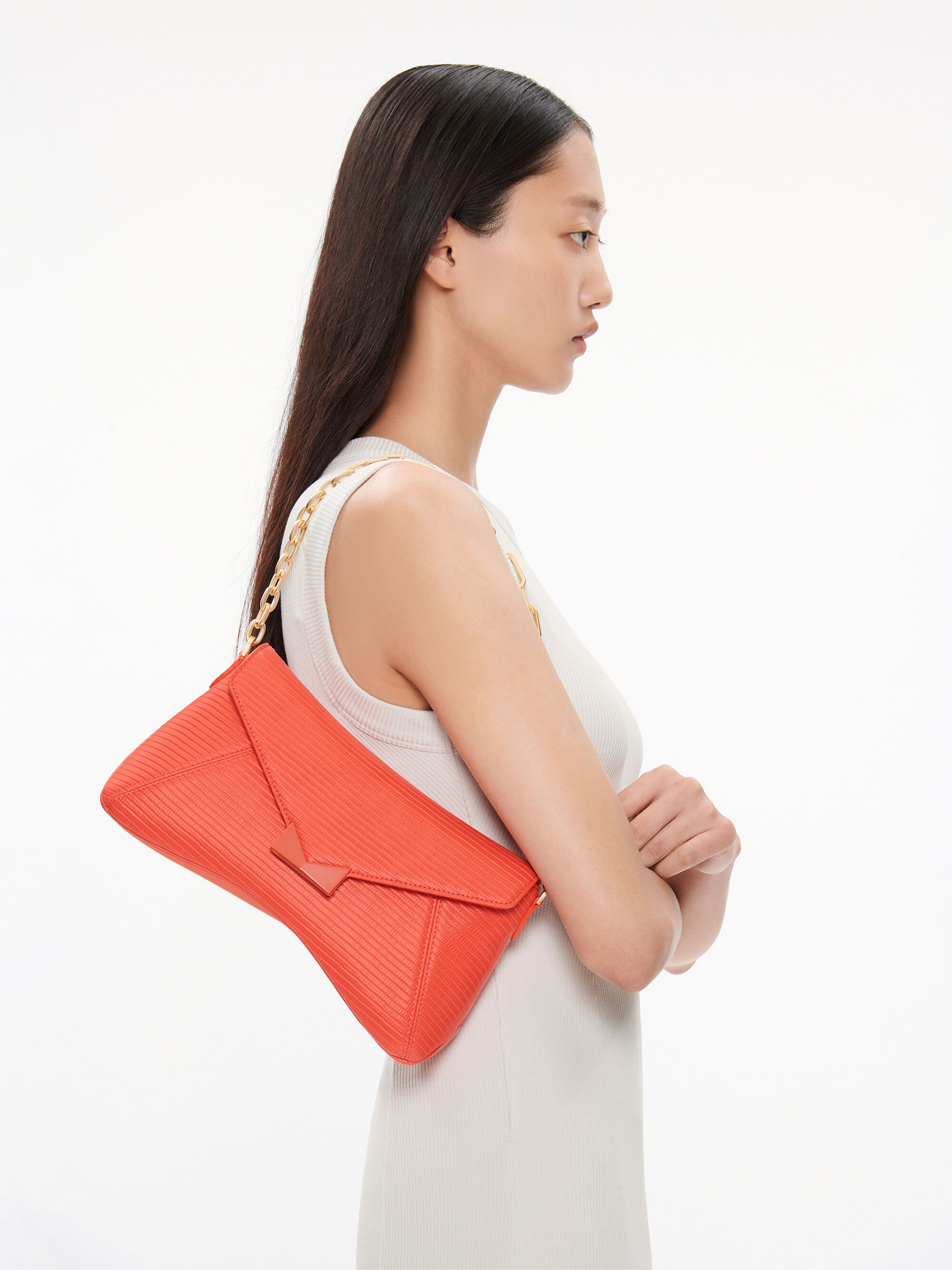 Marion Shoulder Bag, Orange