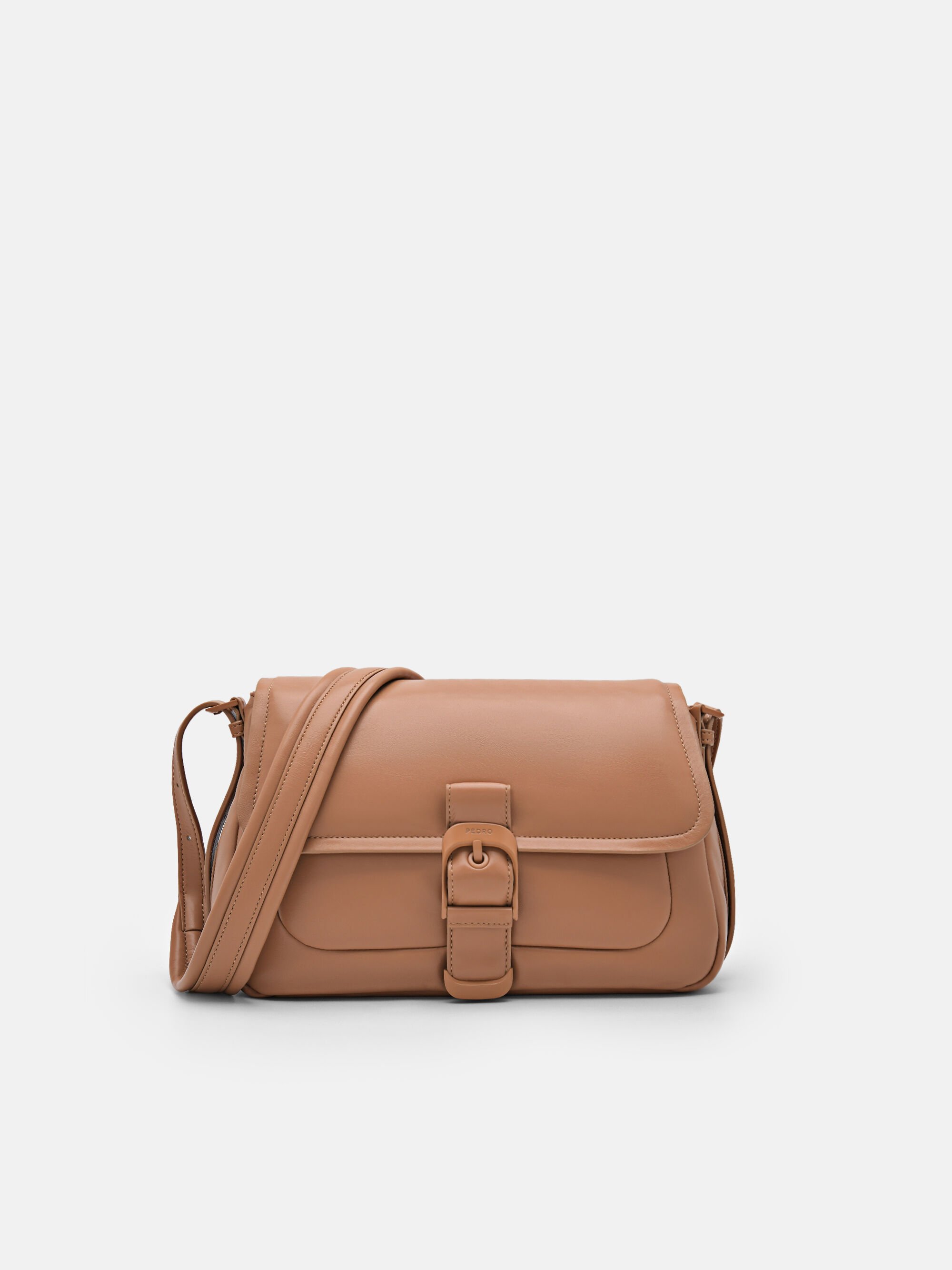 Helix Shoulder Bag, Camel