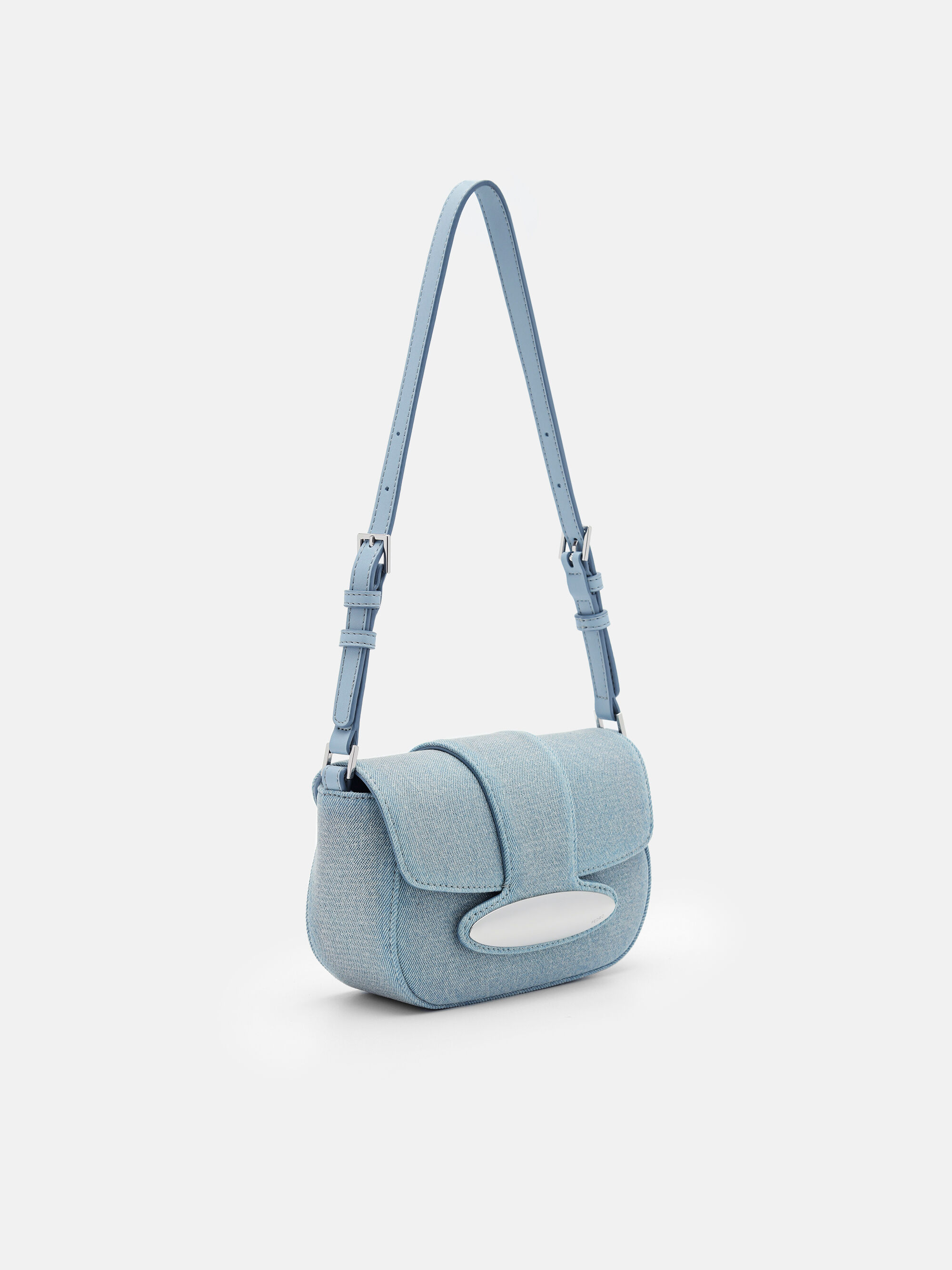 Dione Mini Shoulder Bag, Slate Blue