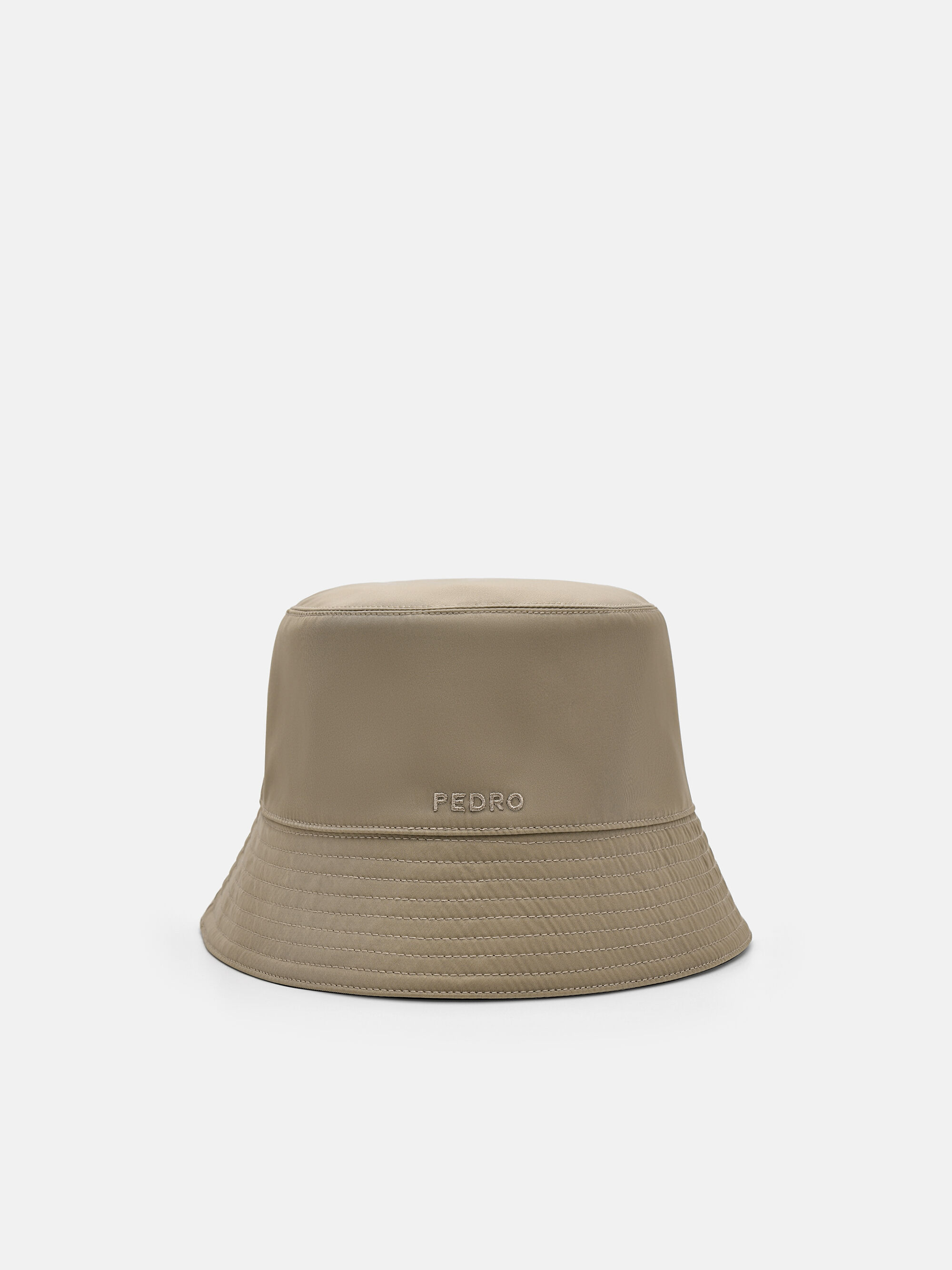 PEDRO Icon Nylon Bucket Hat, Taupe