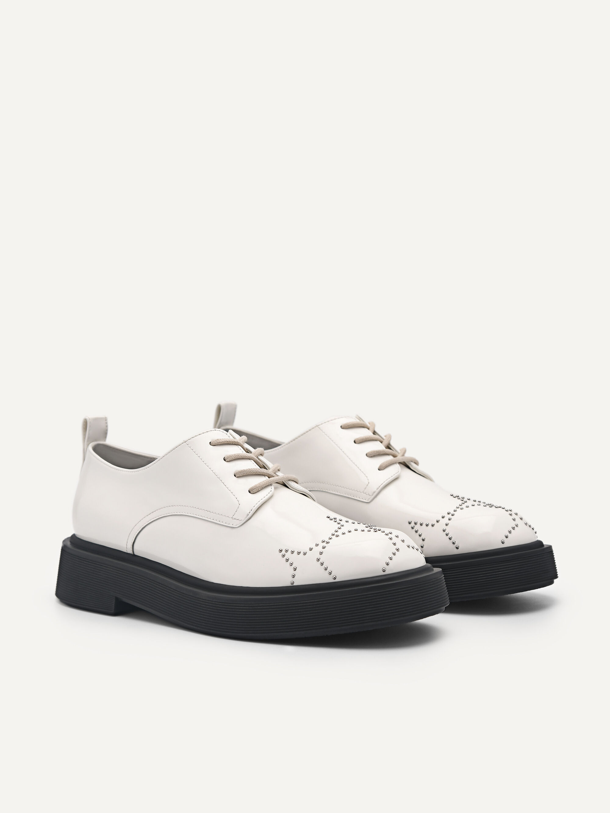 White clearance derby shoes