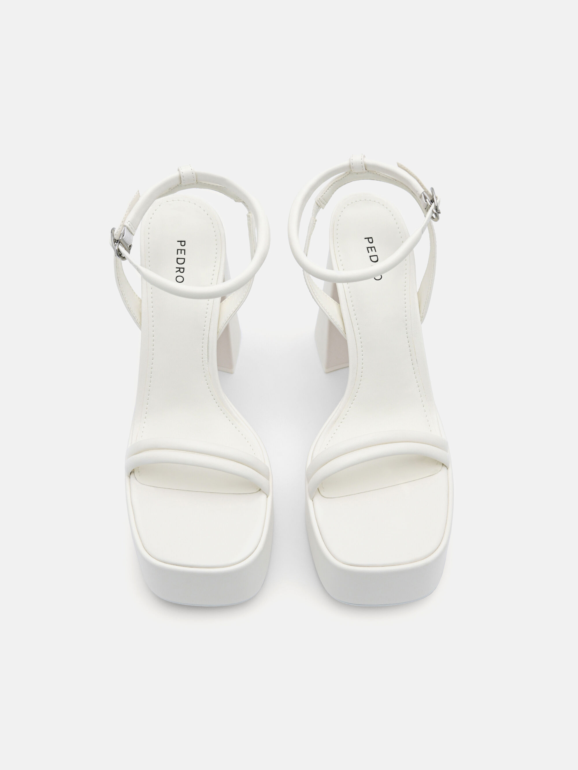 Aryna Heel Sandals, White