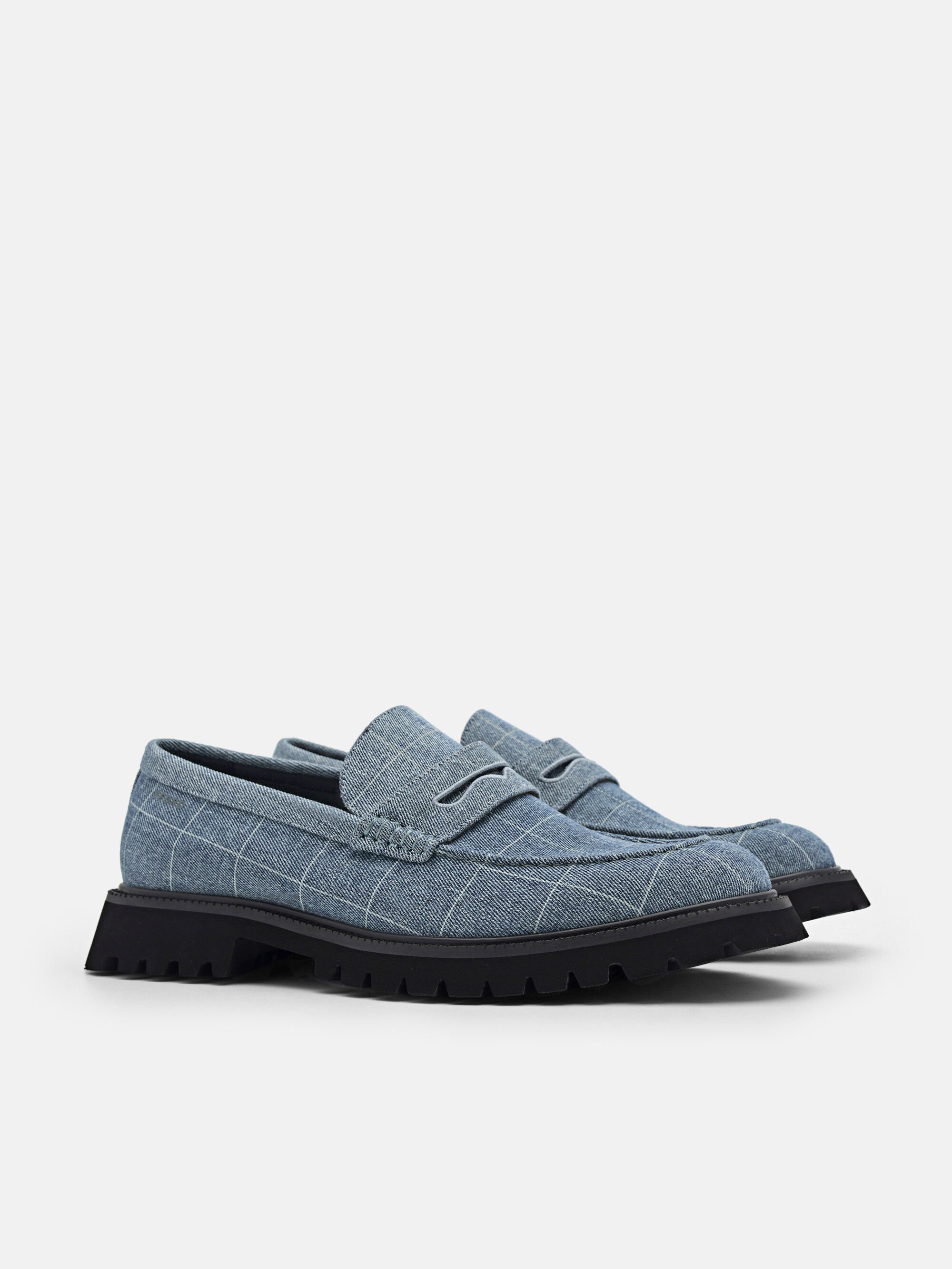 Hudson Penny Loafers, Blue