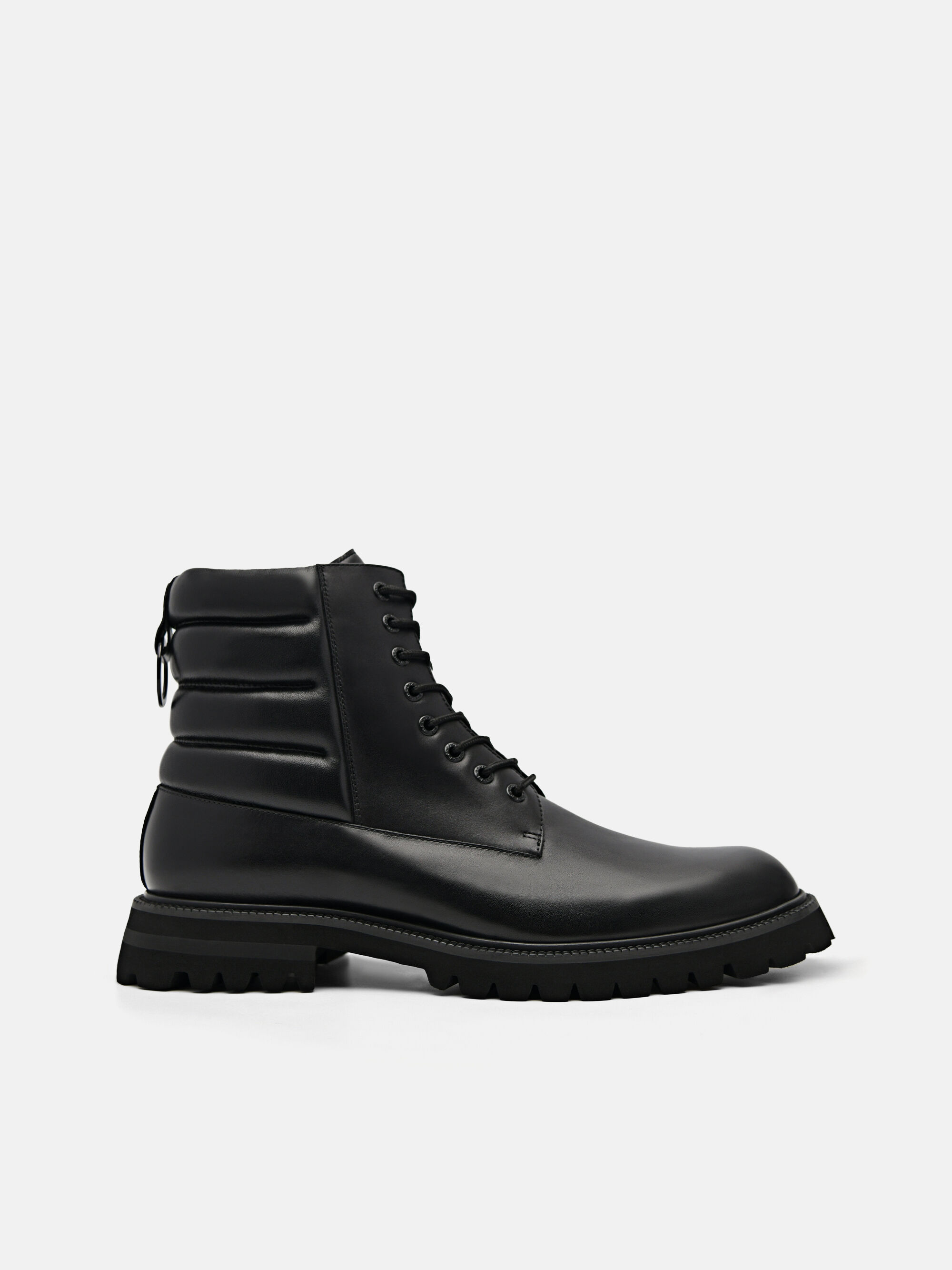 Jay Leather Boots, Black