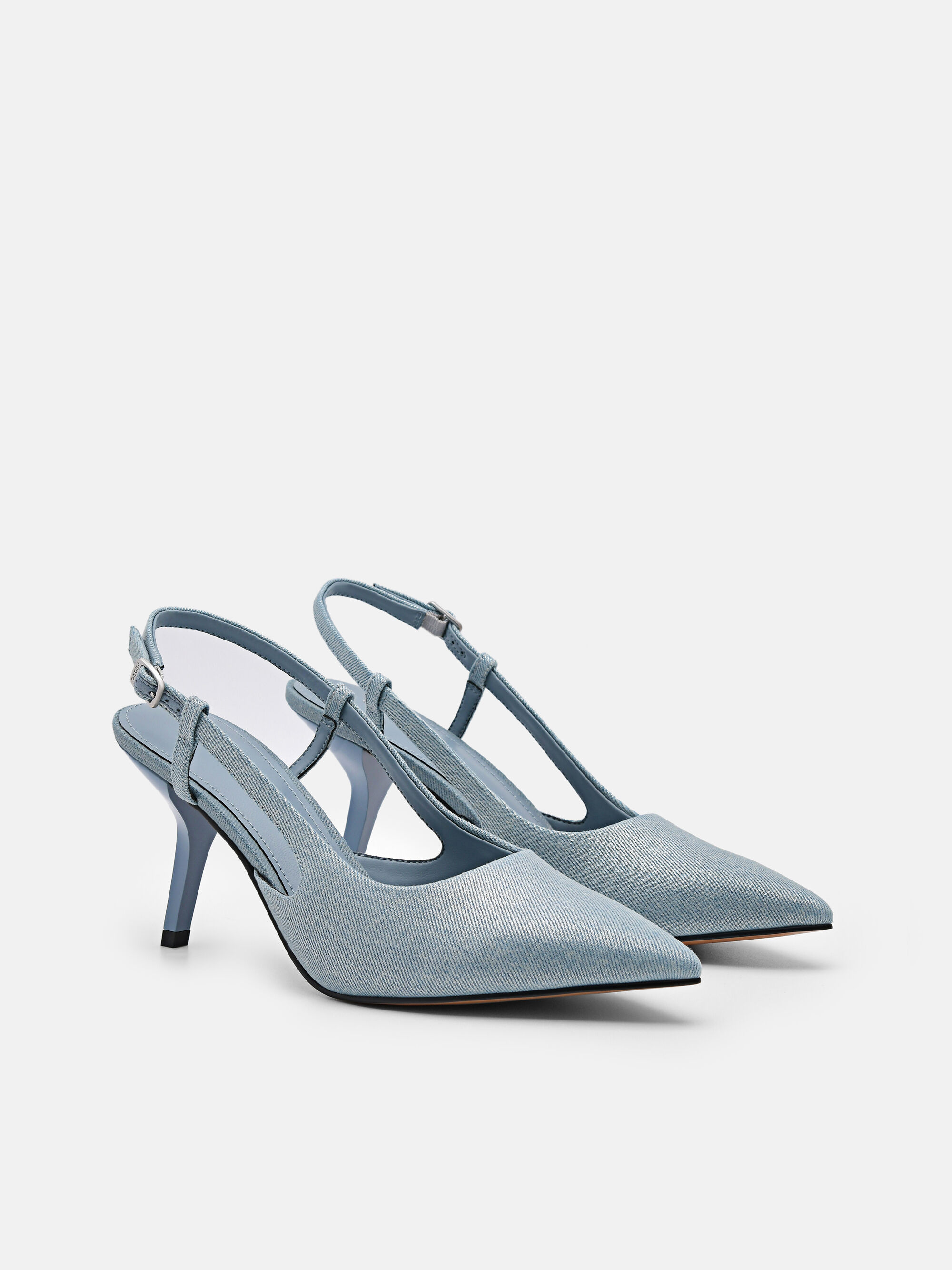 Morraine Slingback Pumps, Slate Blue