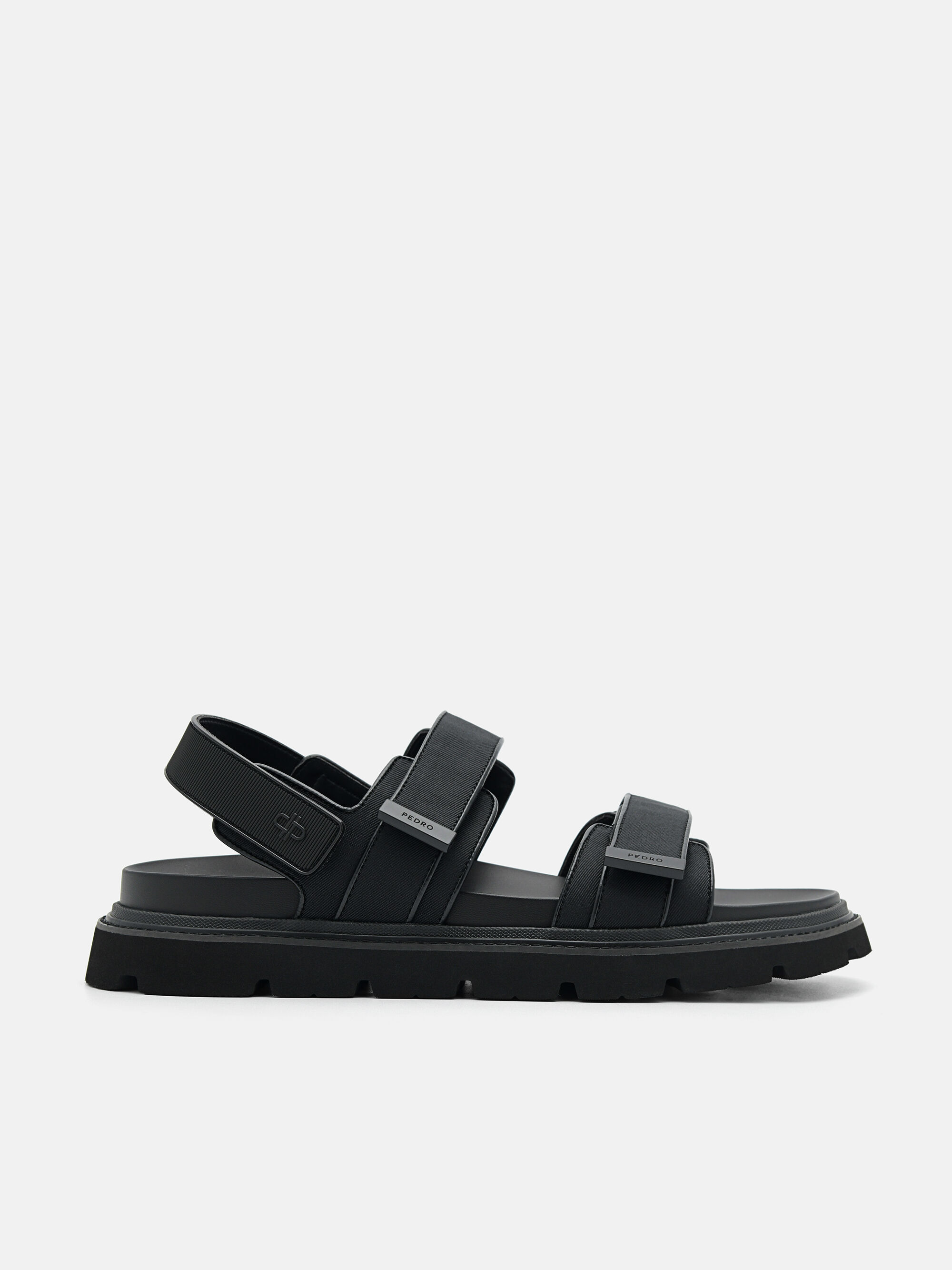 Bryson Backstrap Sandals, Black