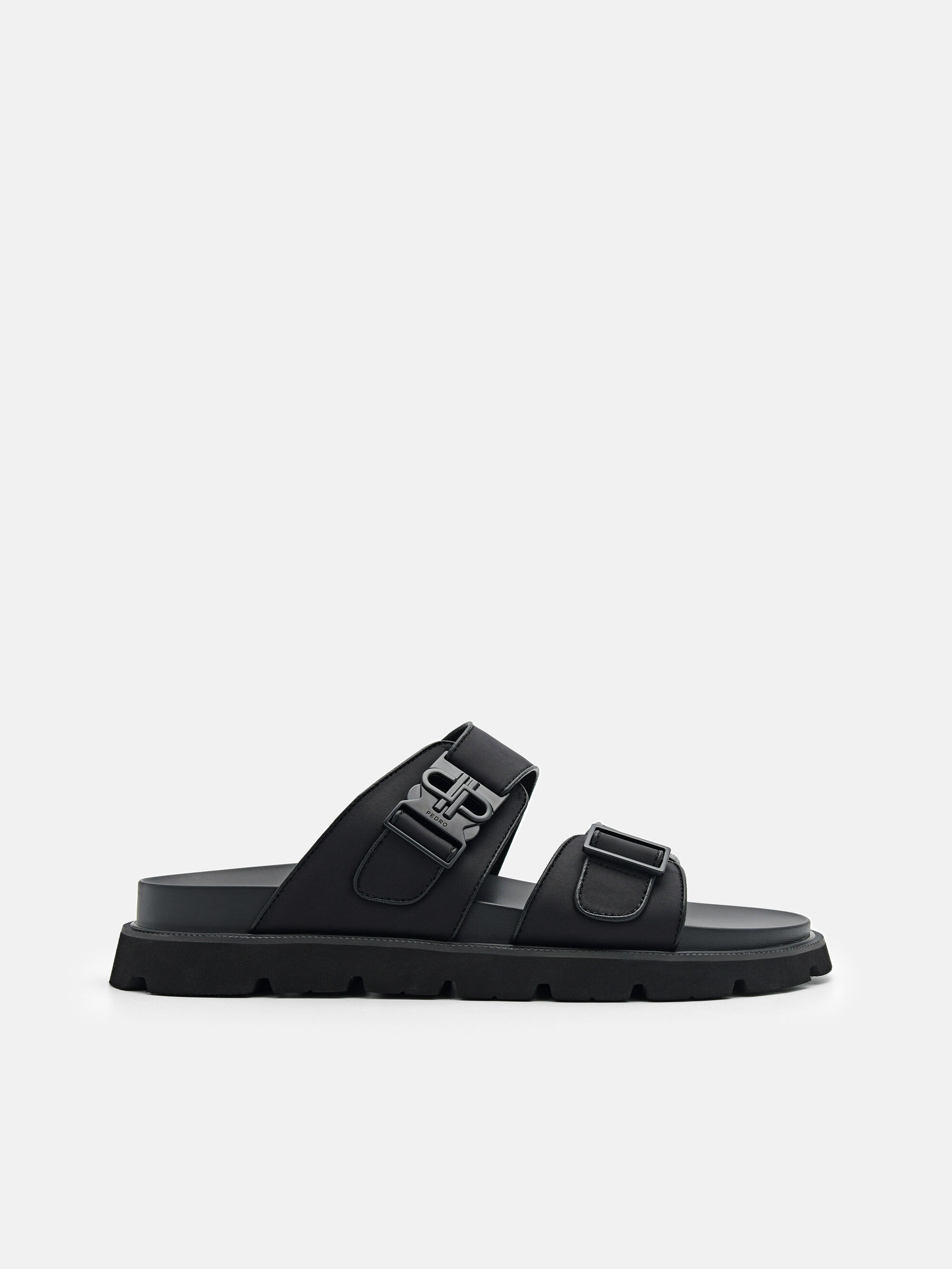 PEDRO Icon Slide Sandals, Black