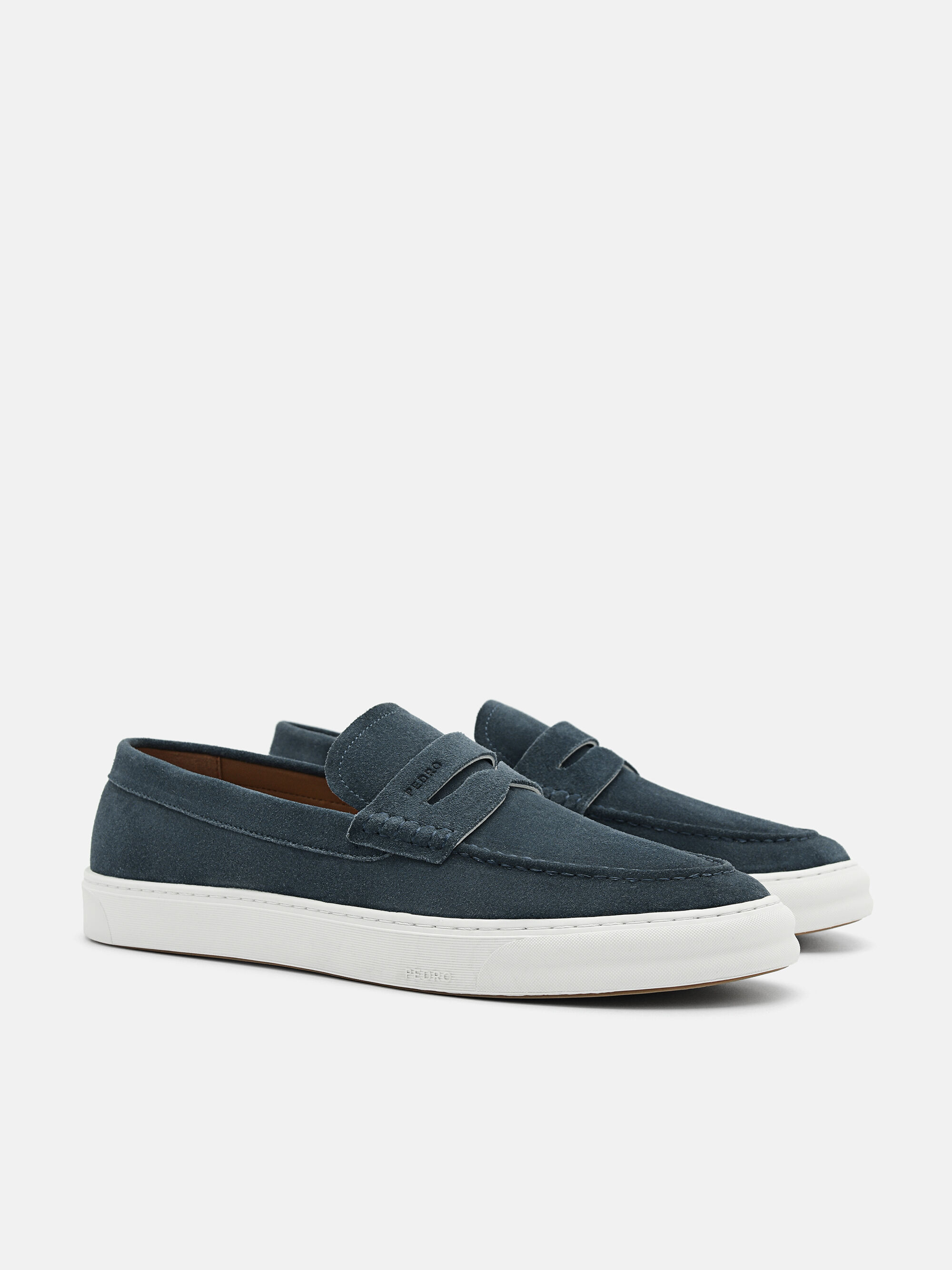 Ridge Suede Slip-On Sneakers, Blue