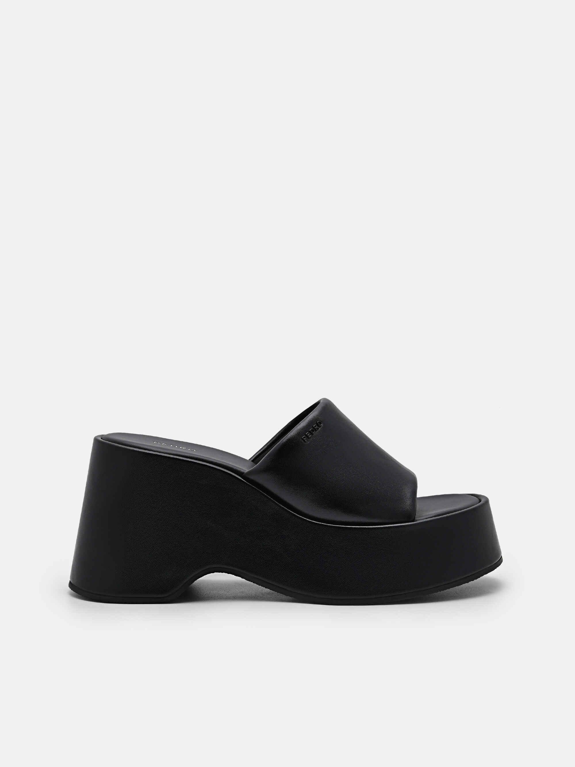 Seren Wedge Sandals, Black