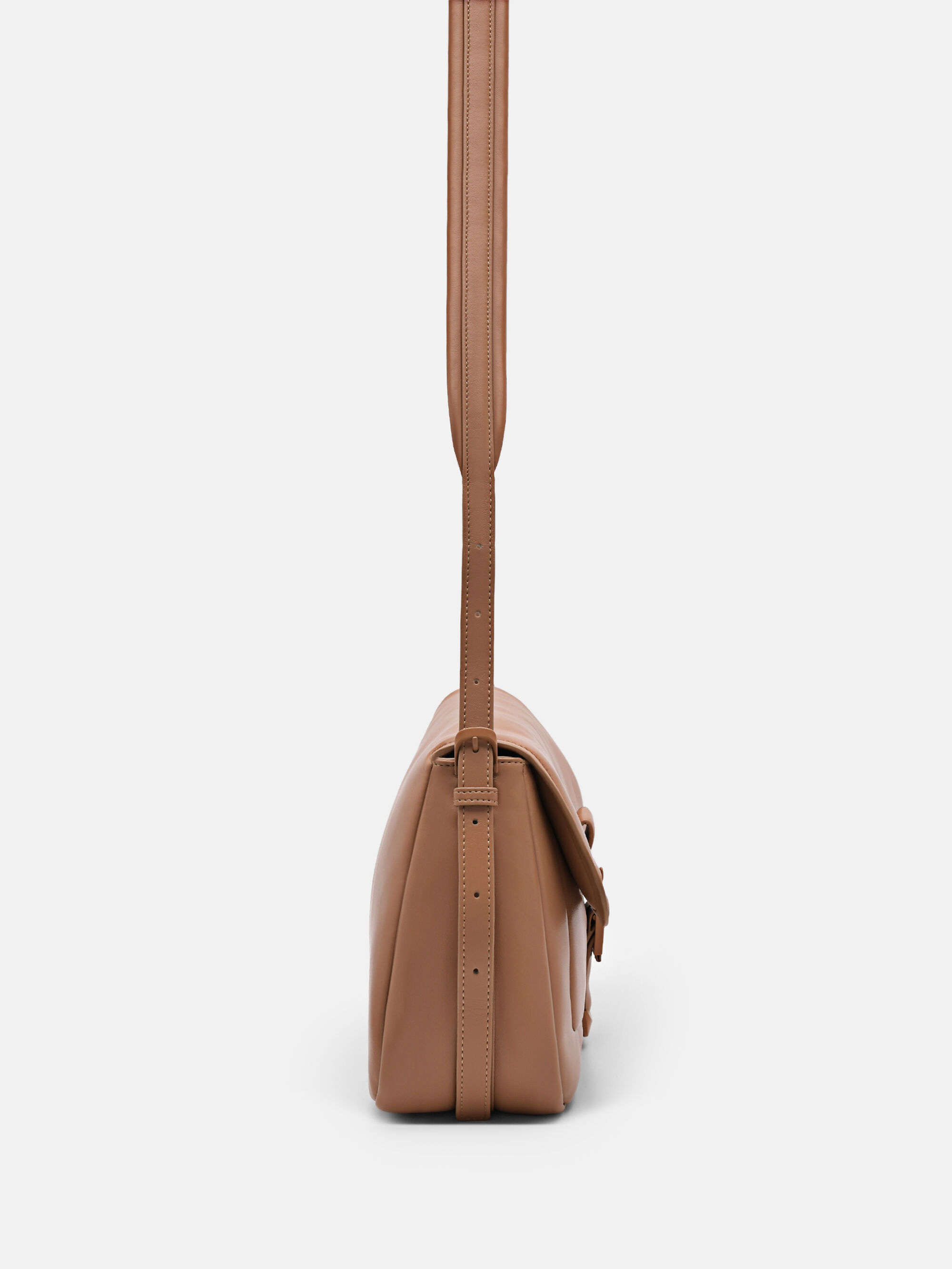 Helix Shoulder Bag, Camel