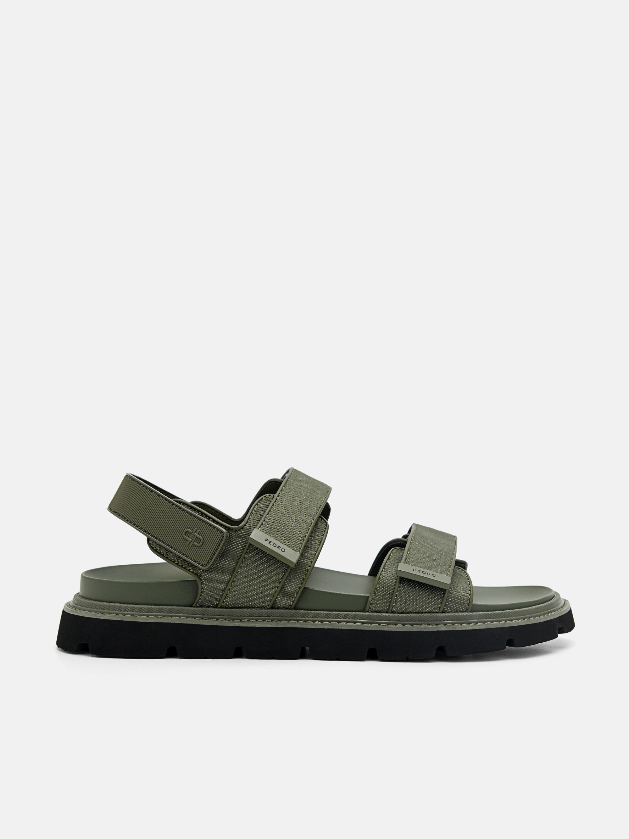 Bryson Backstrap Sandals, Military Green