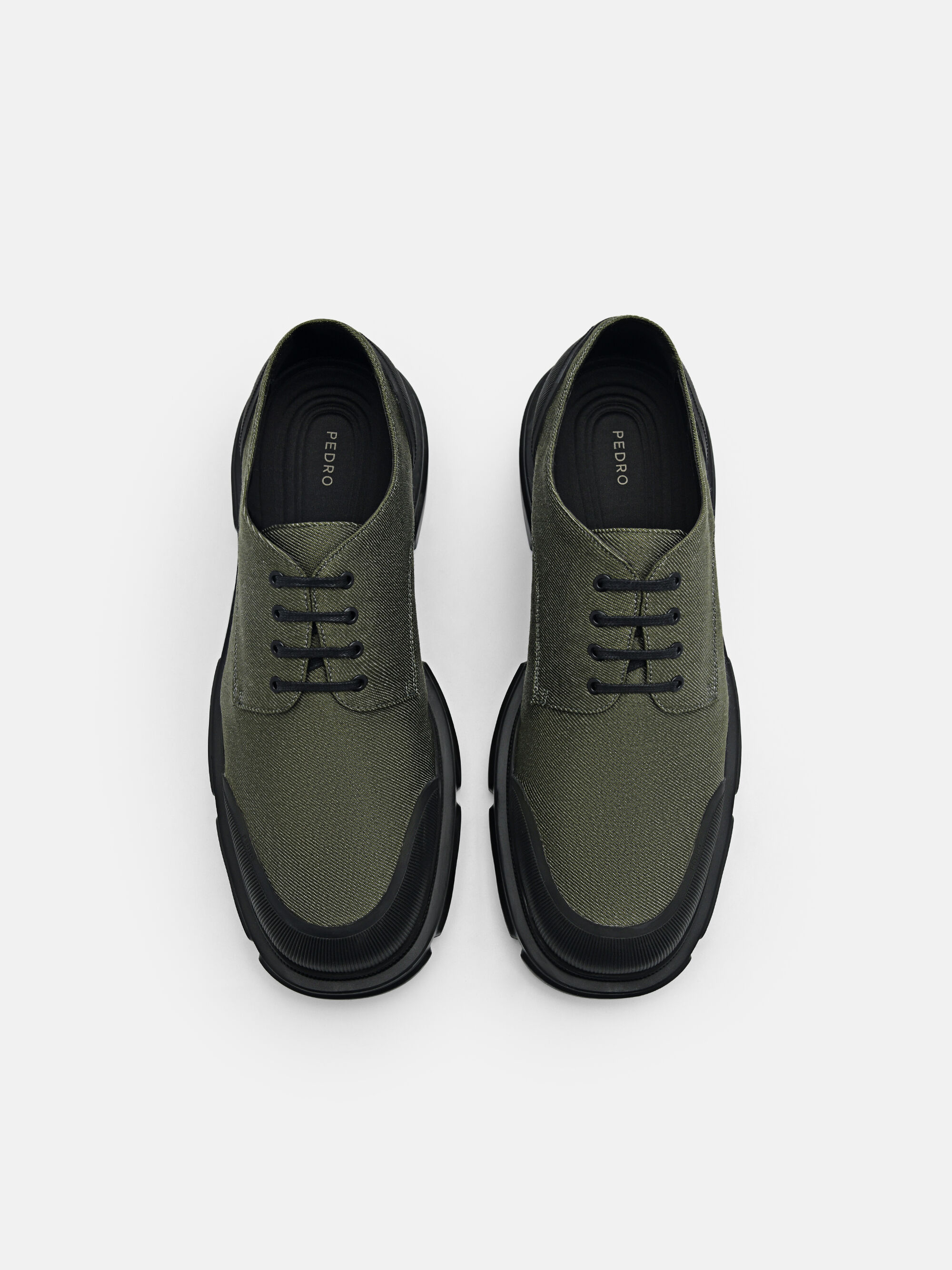 Ellis Derby Shoes, Military Green