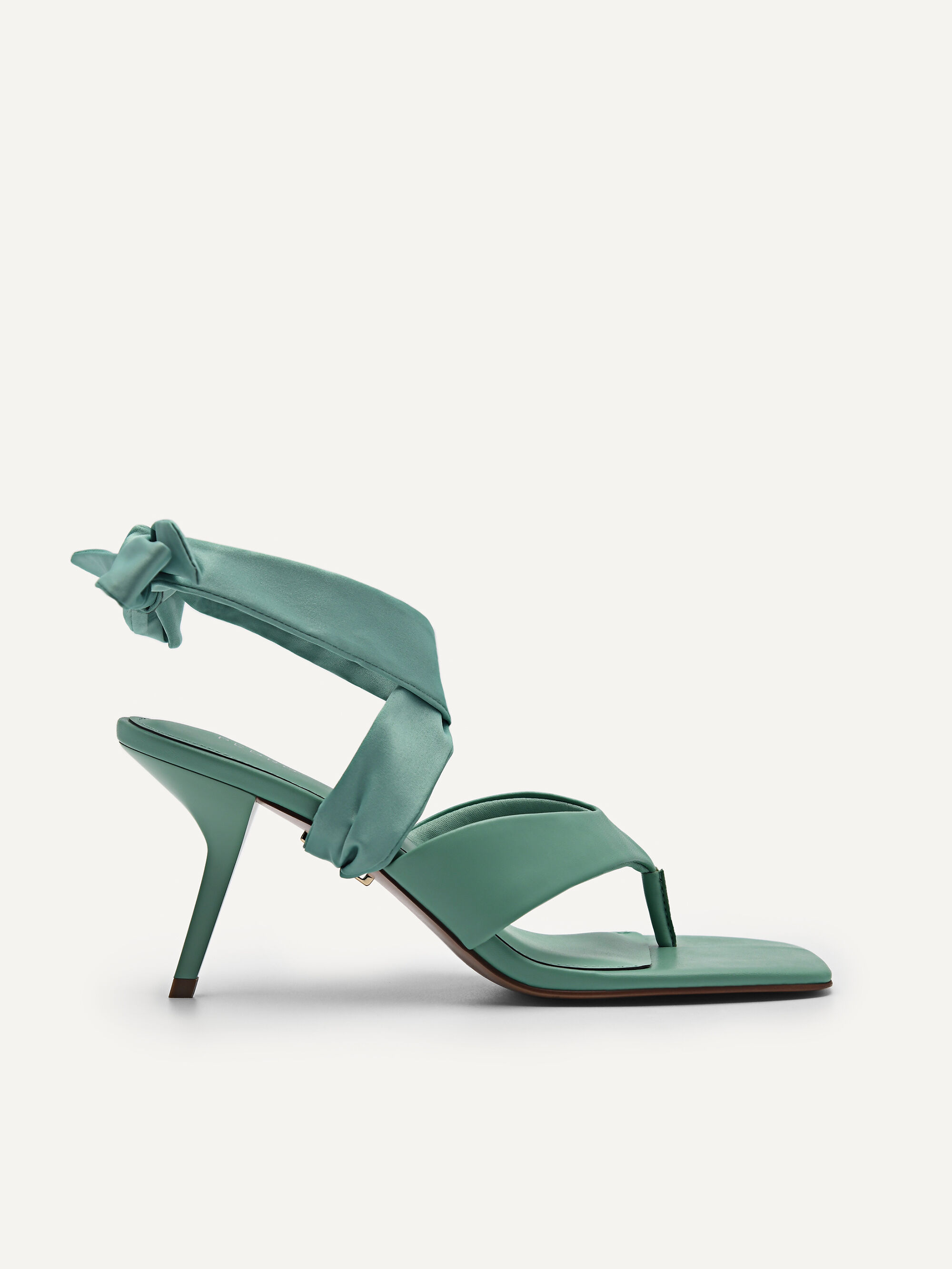 Carolyn Heel Sandals, Green