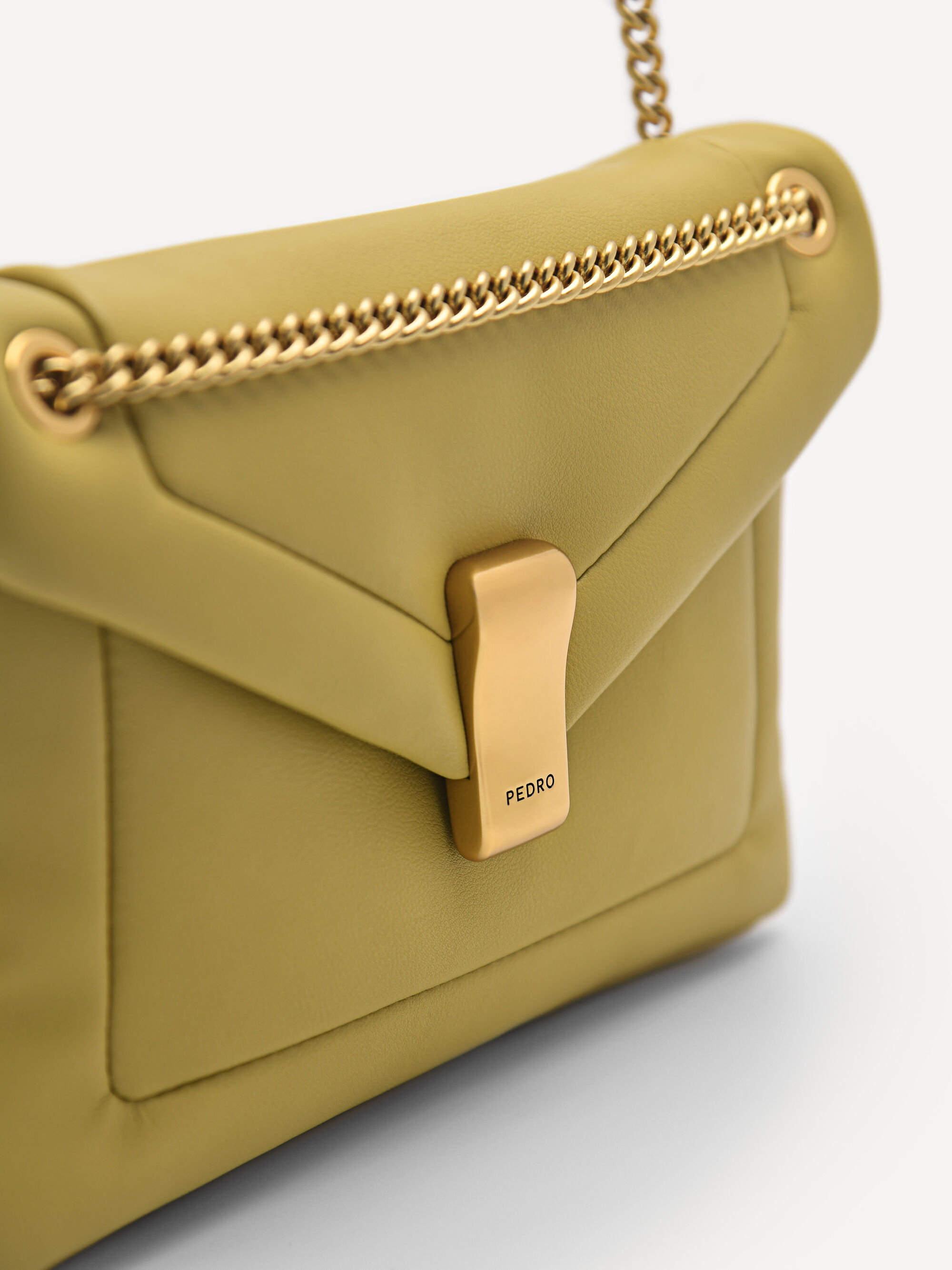 Pinto Shoulder Envelope Bag - Mustard