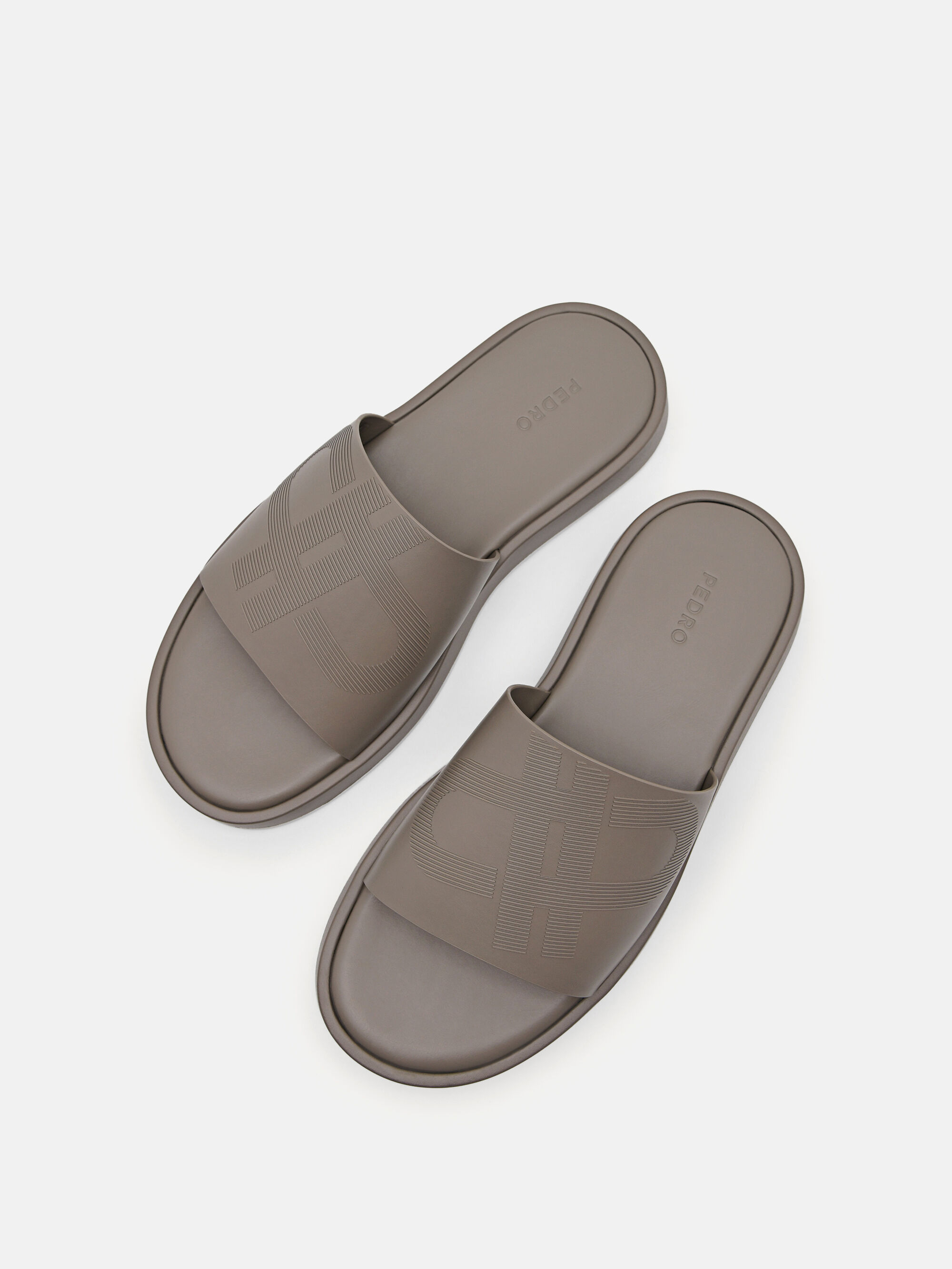PEDRO Icon Slide Sandals, Taupe