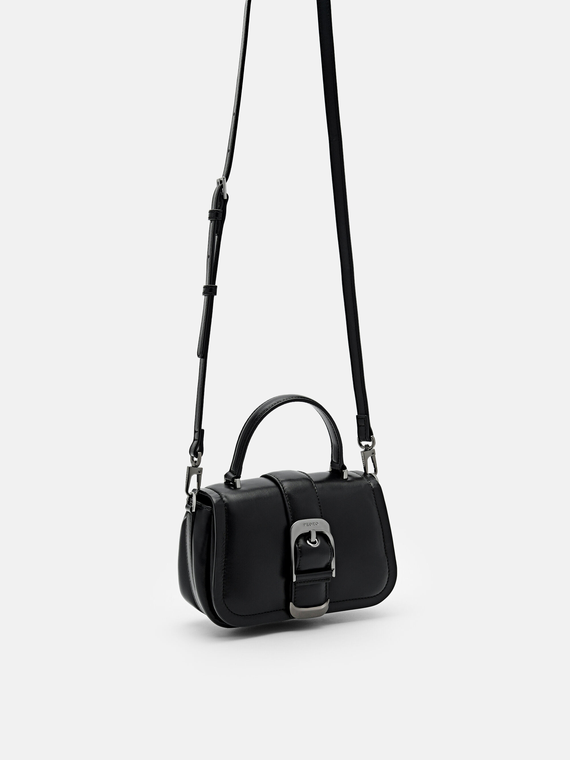 Helix Mini Shoulder Bag, Black