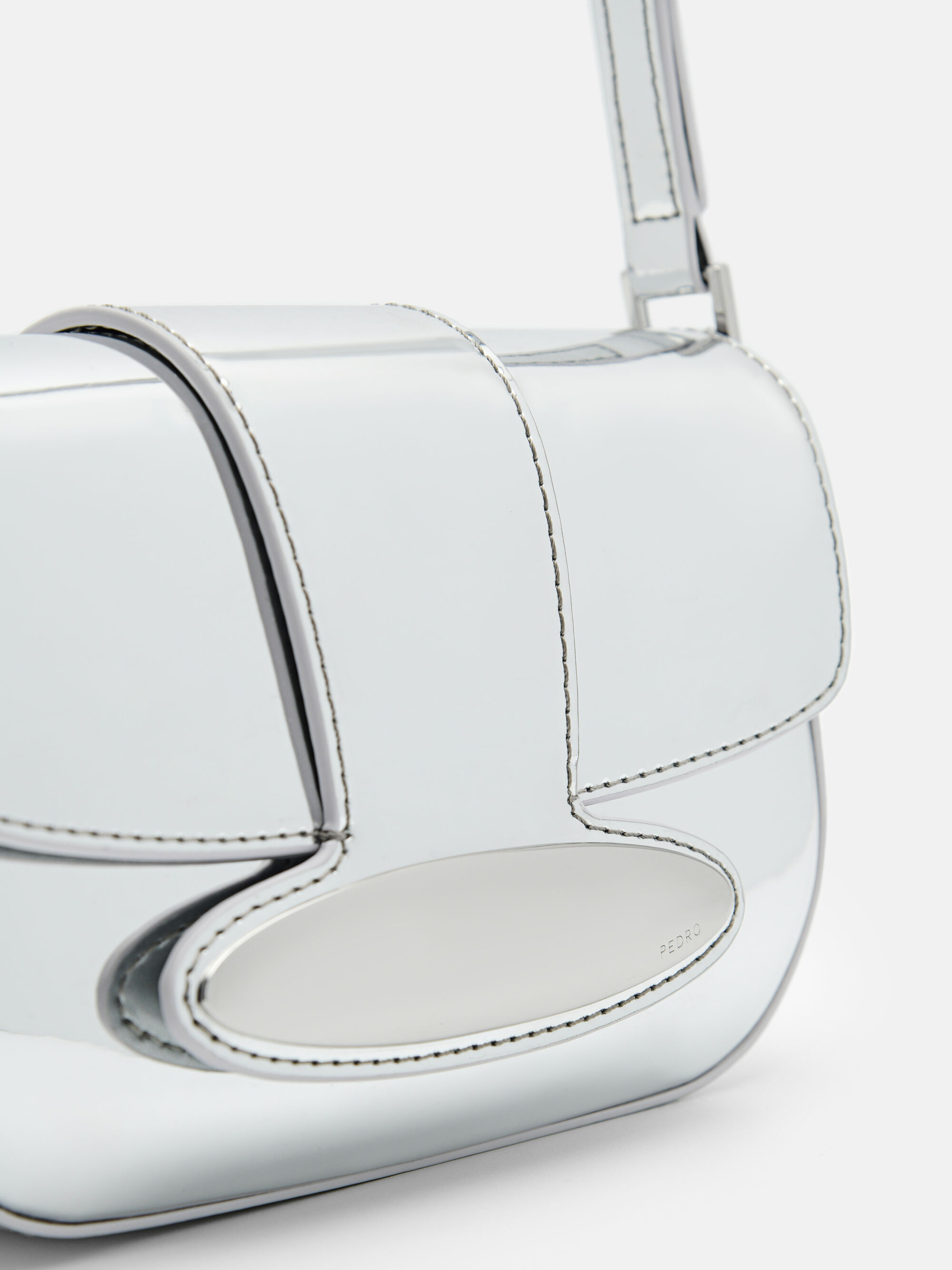 Dione Mini Shoulder Bag, Silver