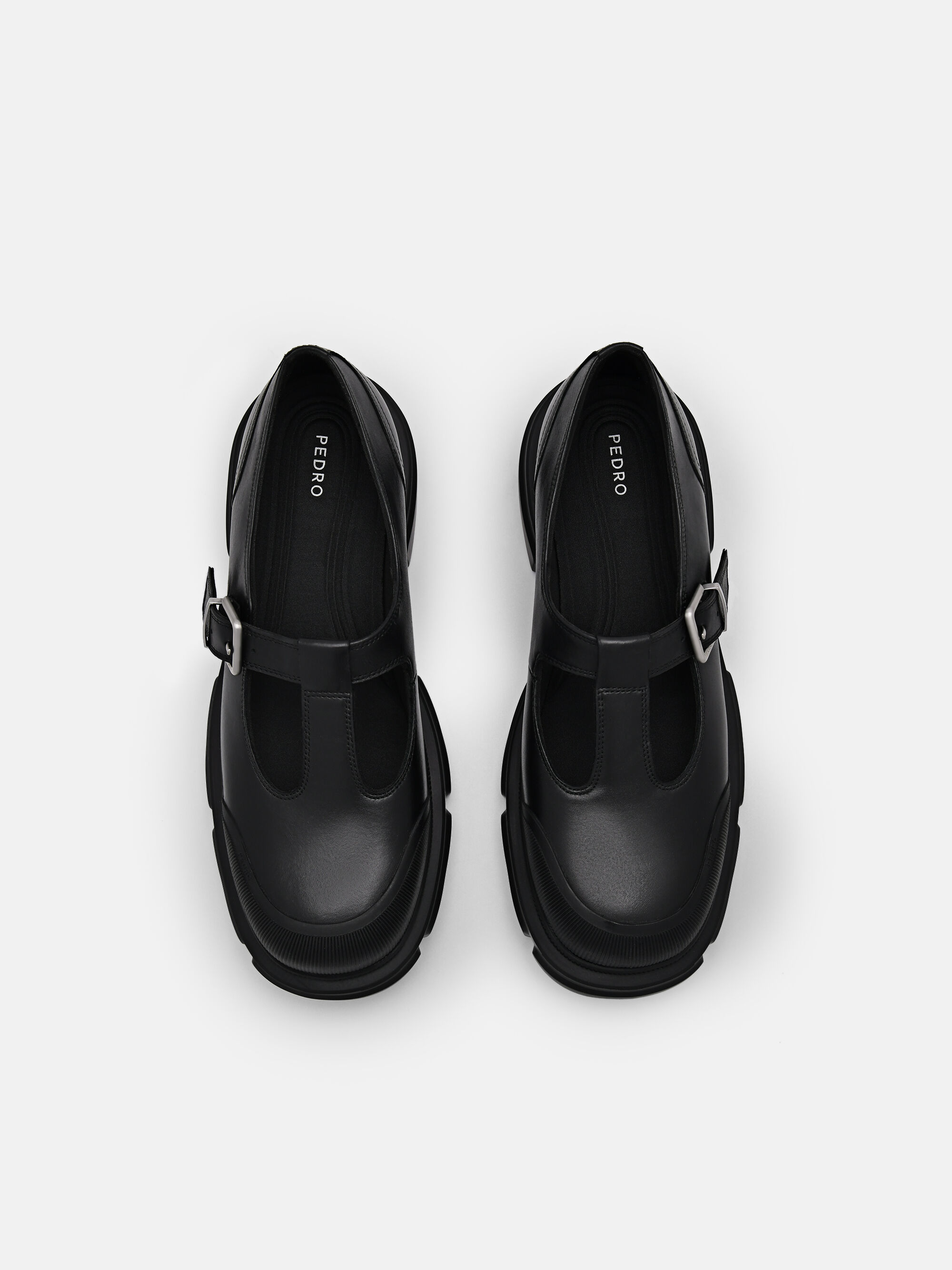 Ellis Leather Loafers, Black