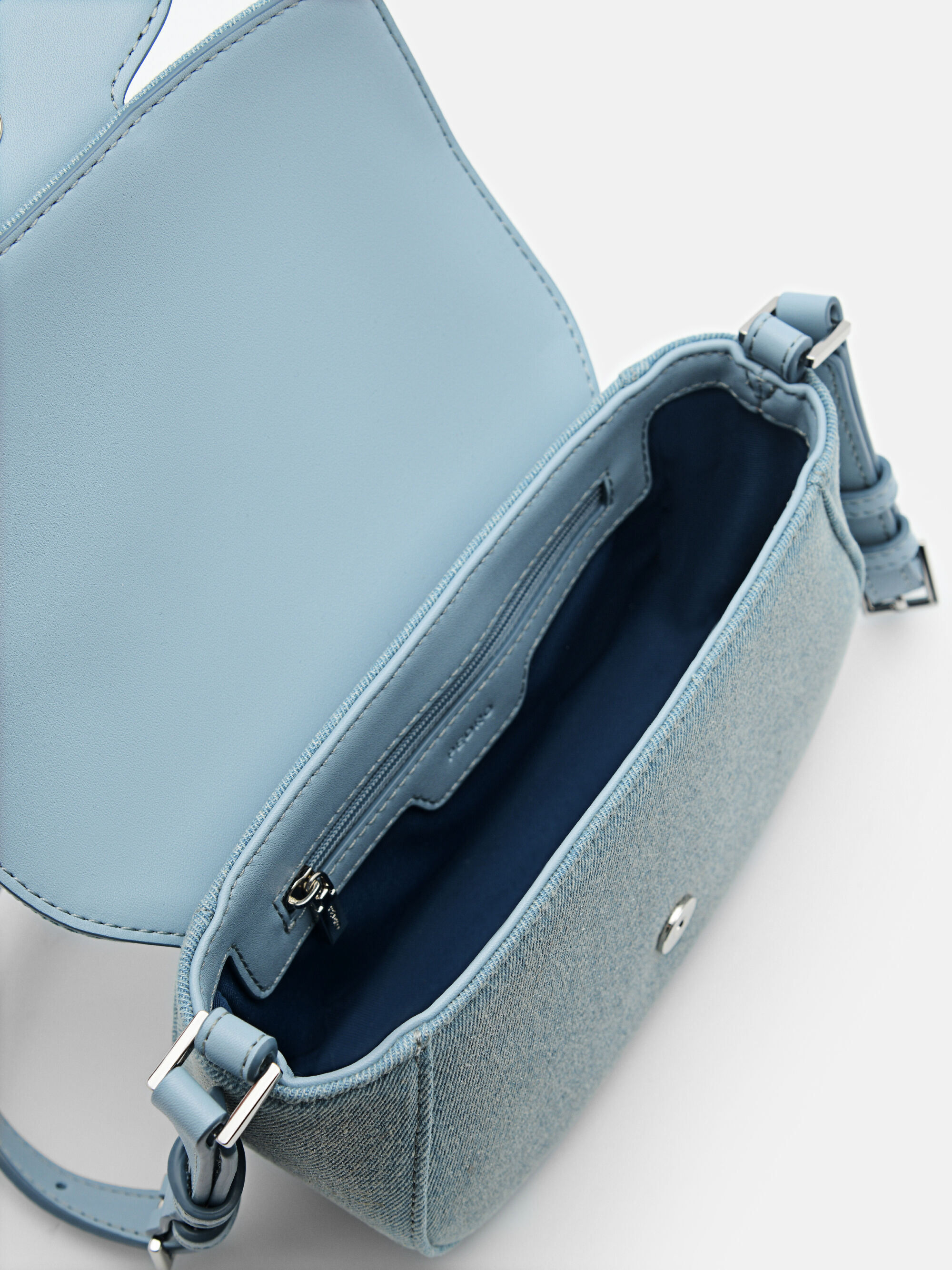 Dione Mini Shoulder Bag, Slate Blue