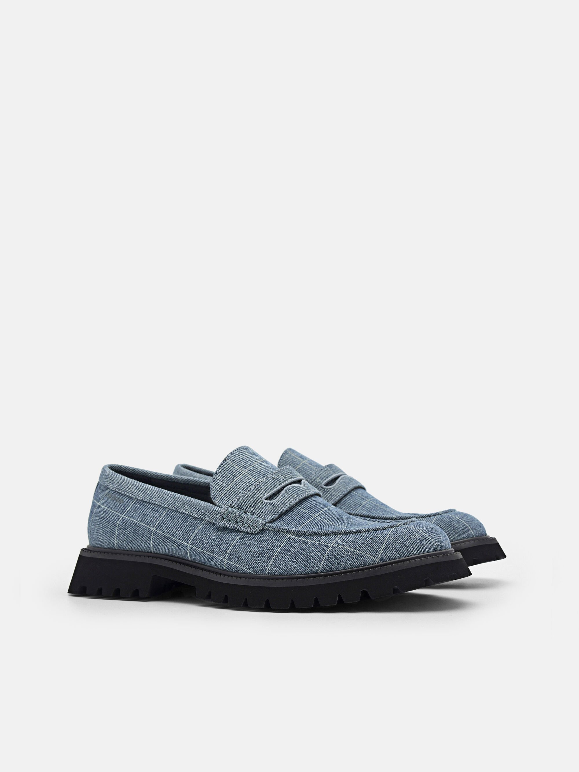 Hudson Penny Loafers, Blue