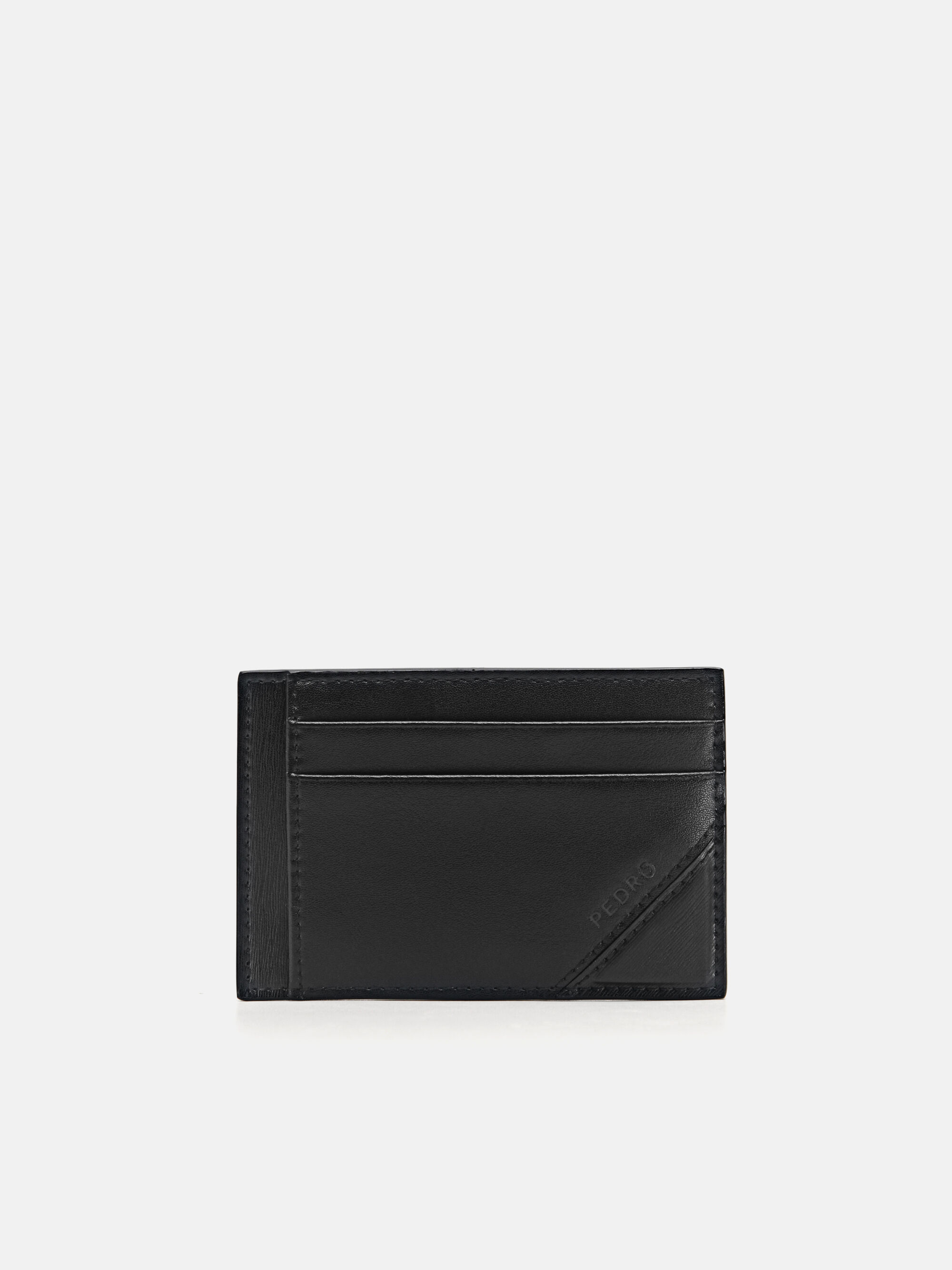 Leather Card Holder, Black