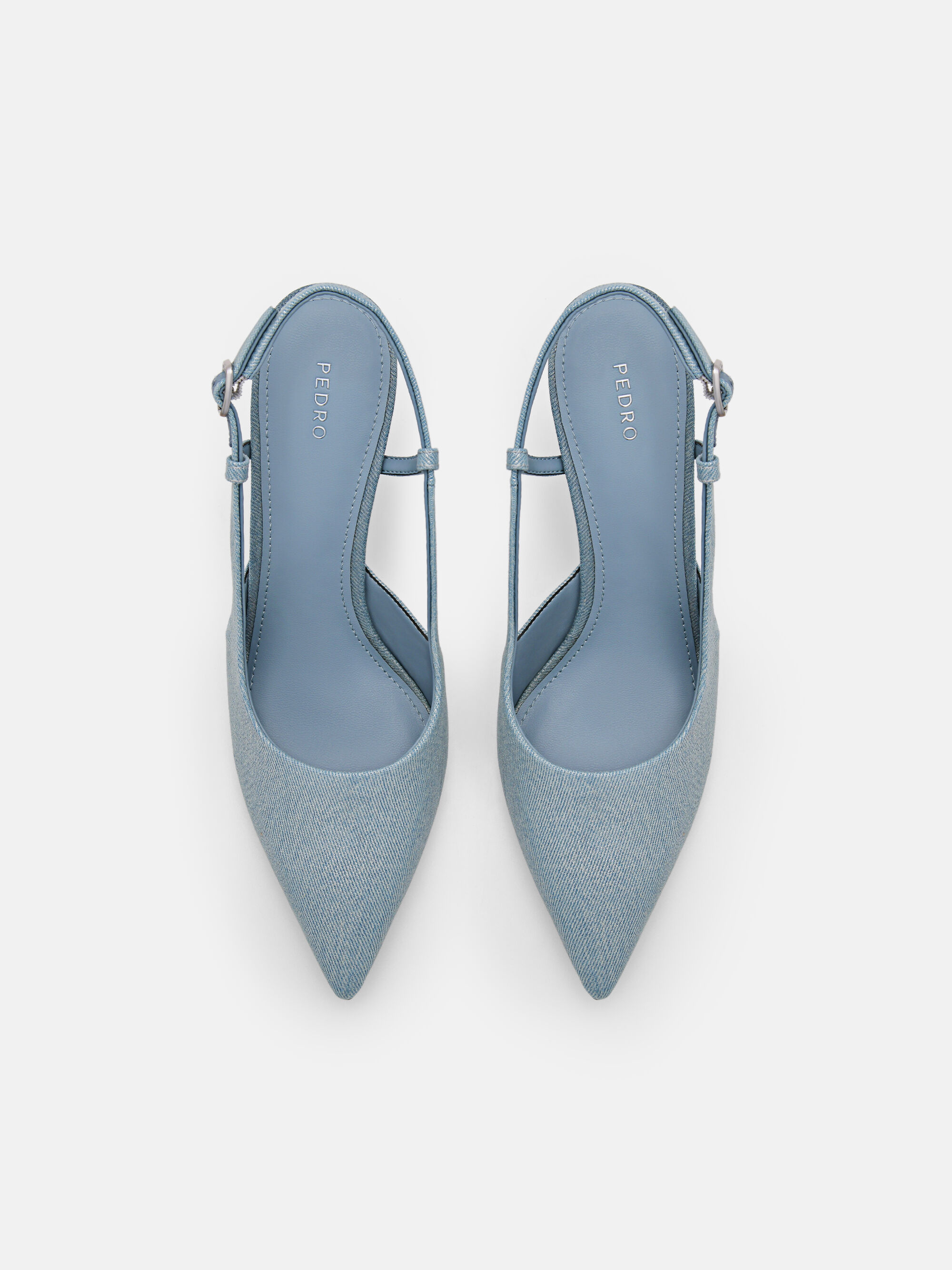 Morraine Slingback Pumps, Slate Blue